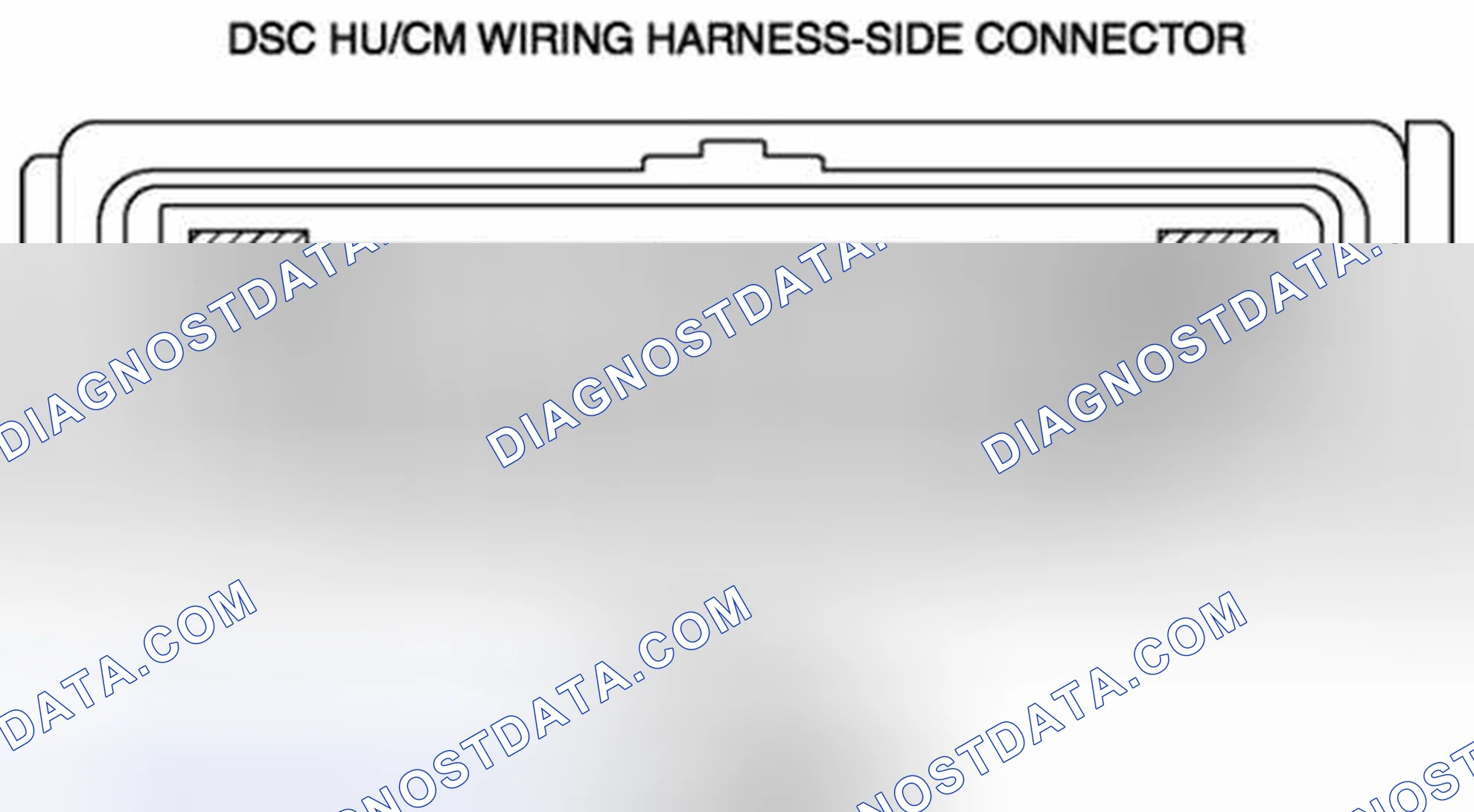 Scheme 16: Identifying DSC HU/CM Wiring Harness-Side Connector Terminals