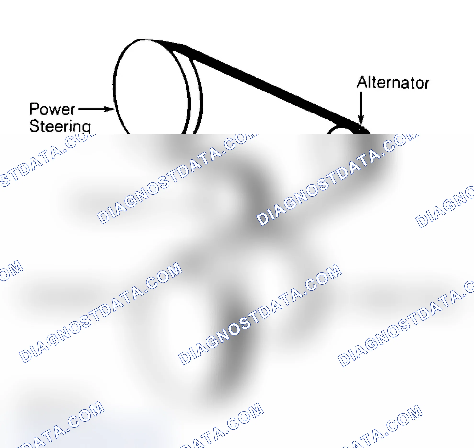 Scheme 4: Serpentine Belt Routing (2.2L & 2.5L)
