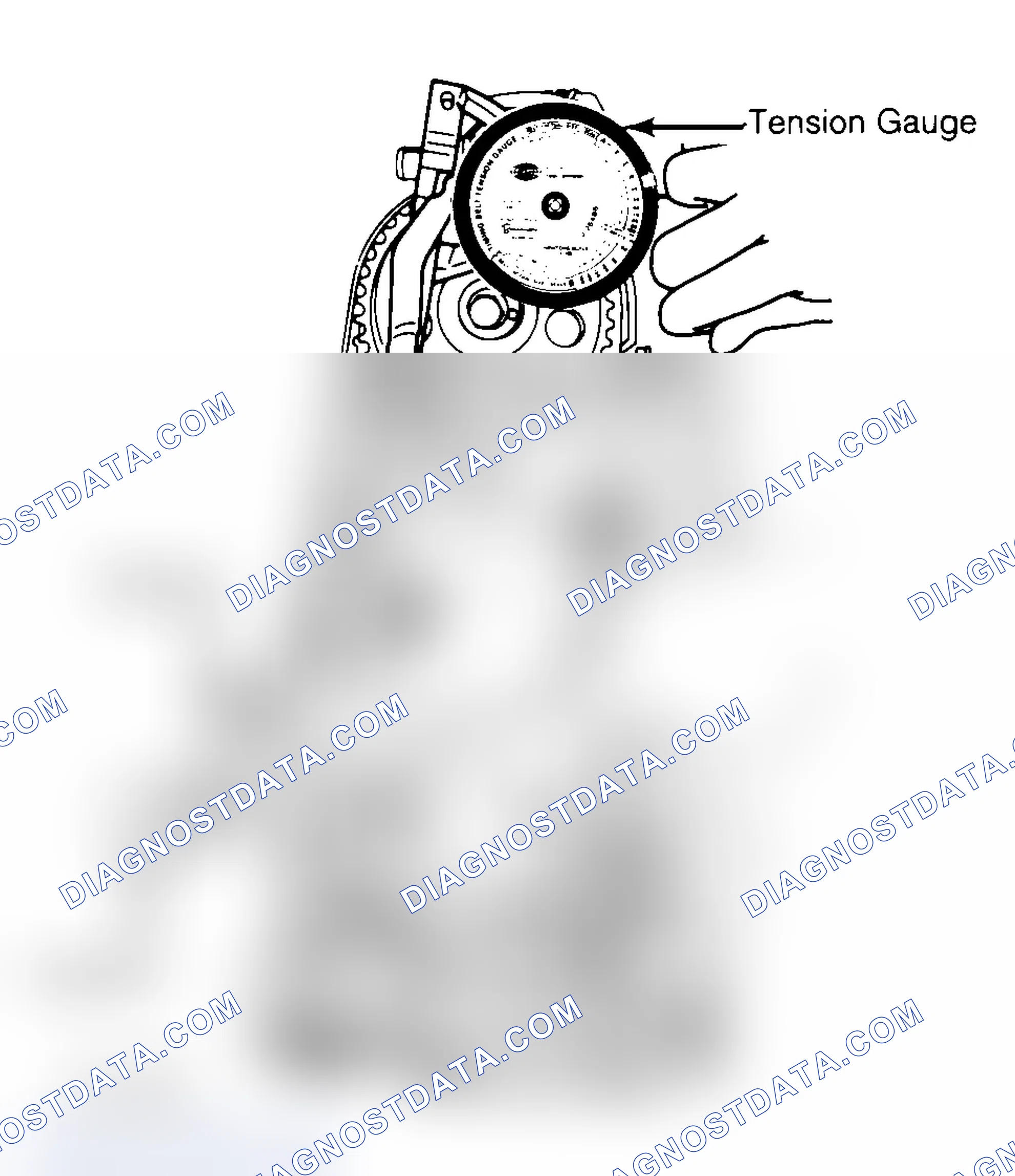Scheme 28: Adjusting Typical Timing Belt Tension