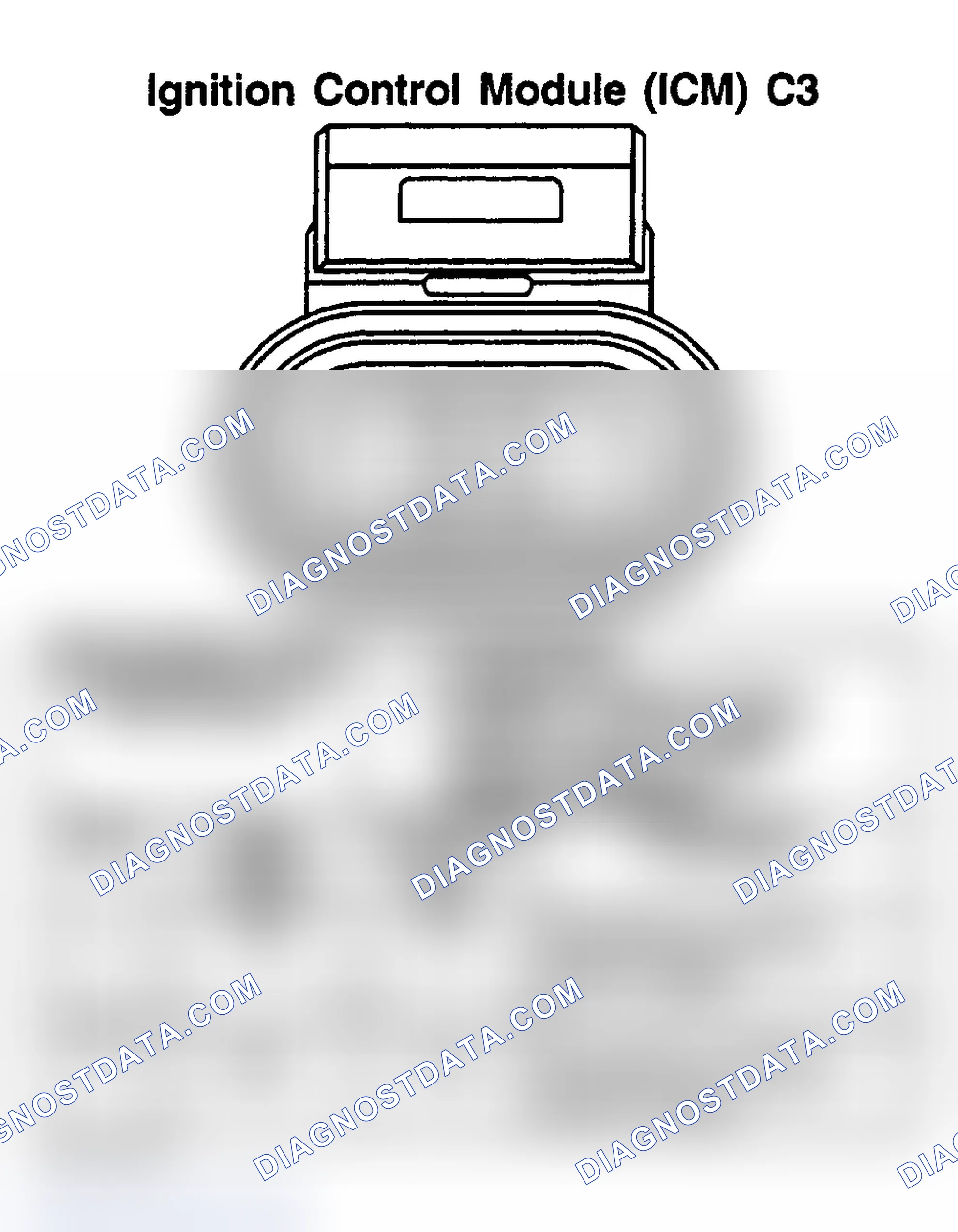 Scheme 72: IGNITION CONTROL MODULE (ICM) C3