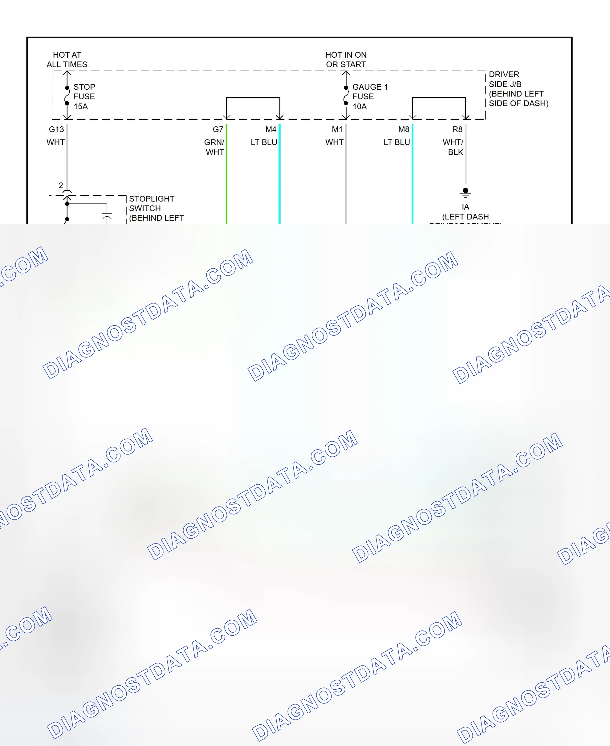 Scheme 309: Shift Interlock System Wiring Diagram (2002 - Lexus ES300)