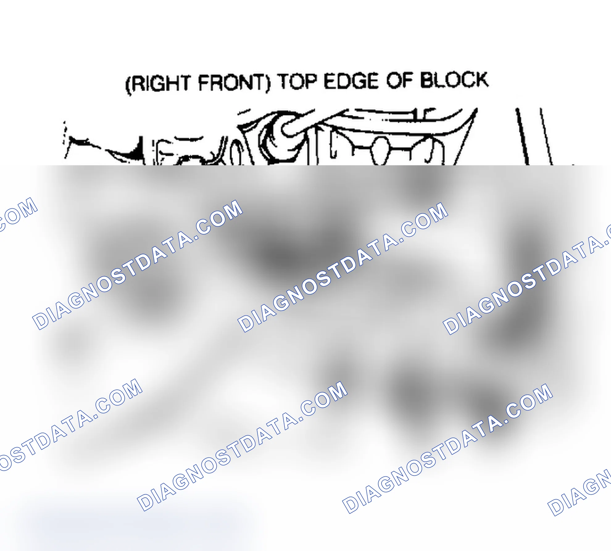 Scheme 3: Engine Code Location (Conquest, Montero, Pickup, Raider, Ram-50 & Starion (2.6L) & Van/Wagon)
