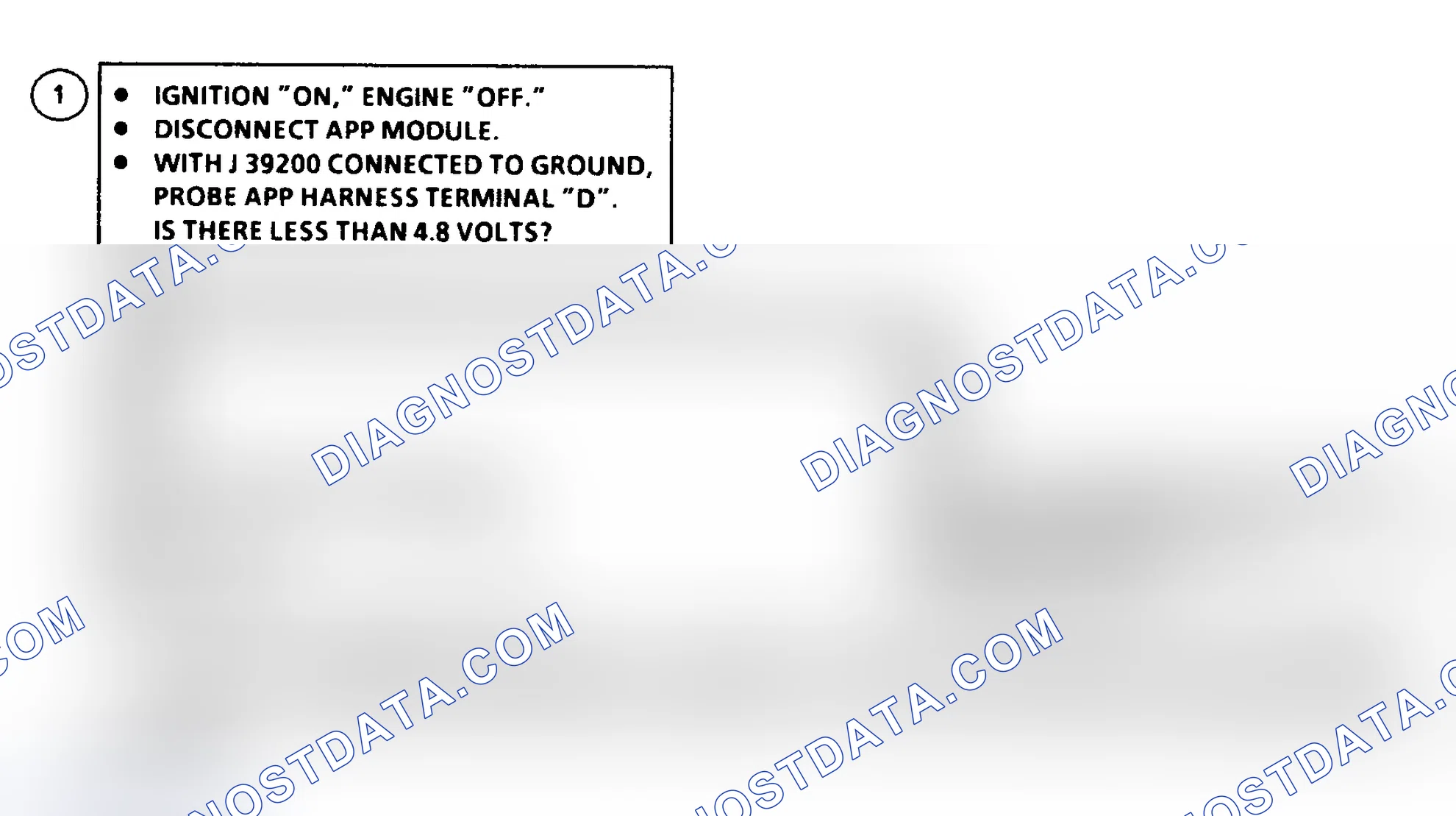 Scheme 225: DTC 99 Flow Chart ("C" & "K" Series) APP No. 2 (5-Volt Reference Fault)