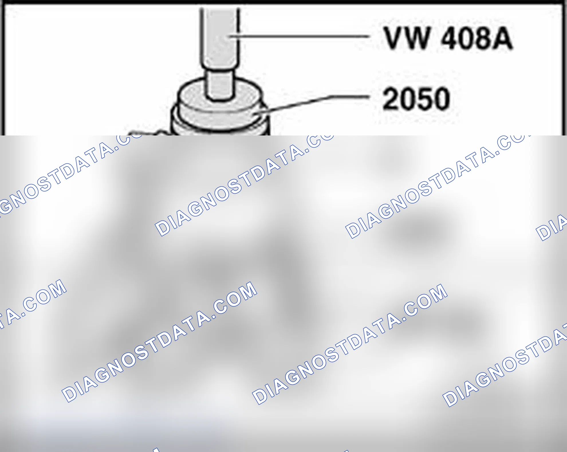 Scheme 205: Pressing wheel bearing into wheel bearing housing