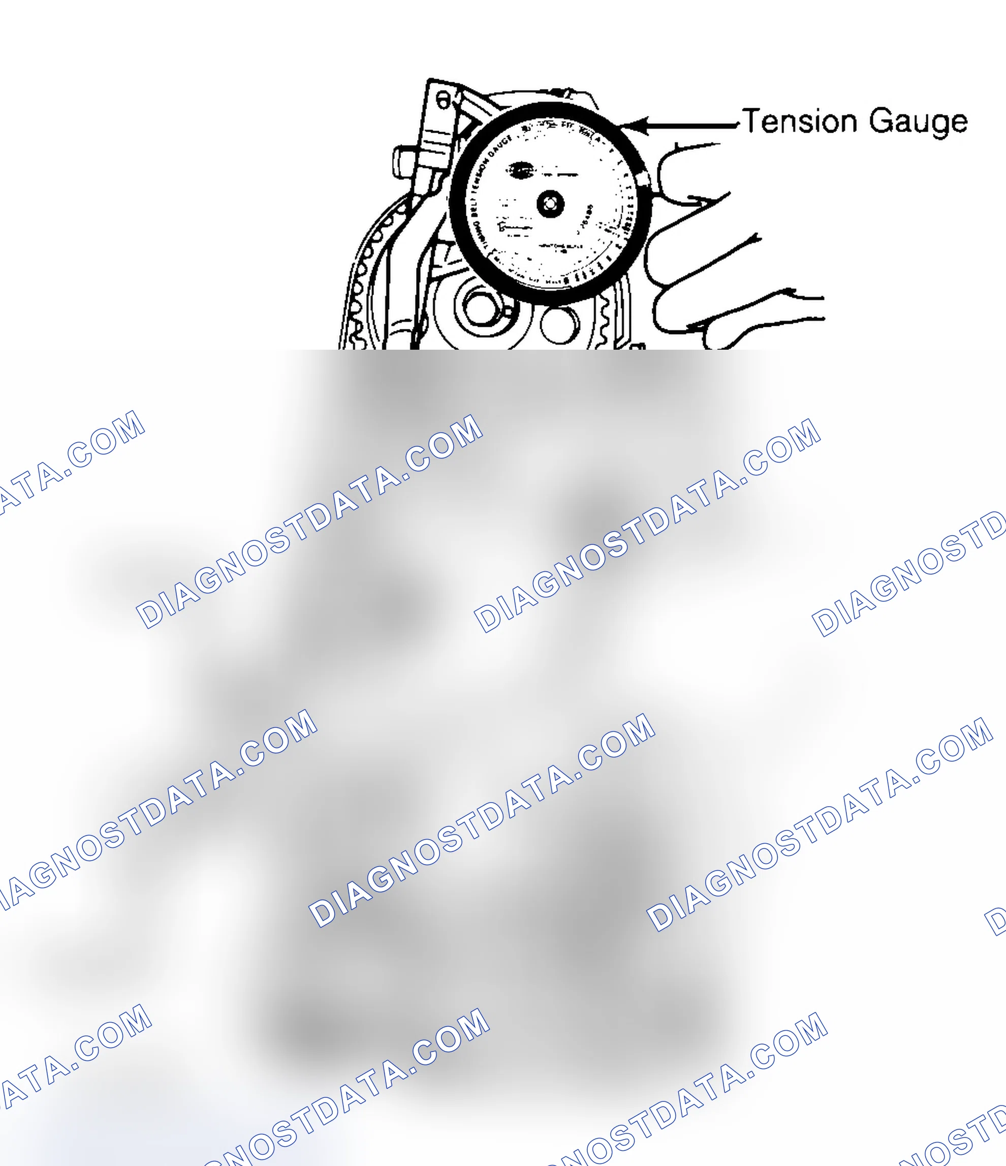 Scheme 28: Adjusting Typical Timing Belt Tension