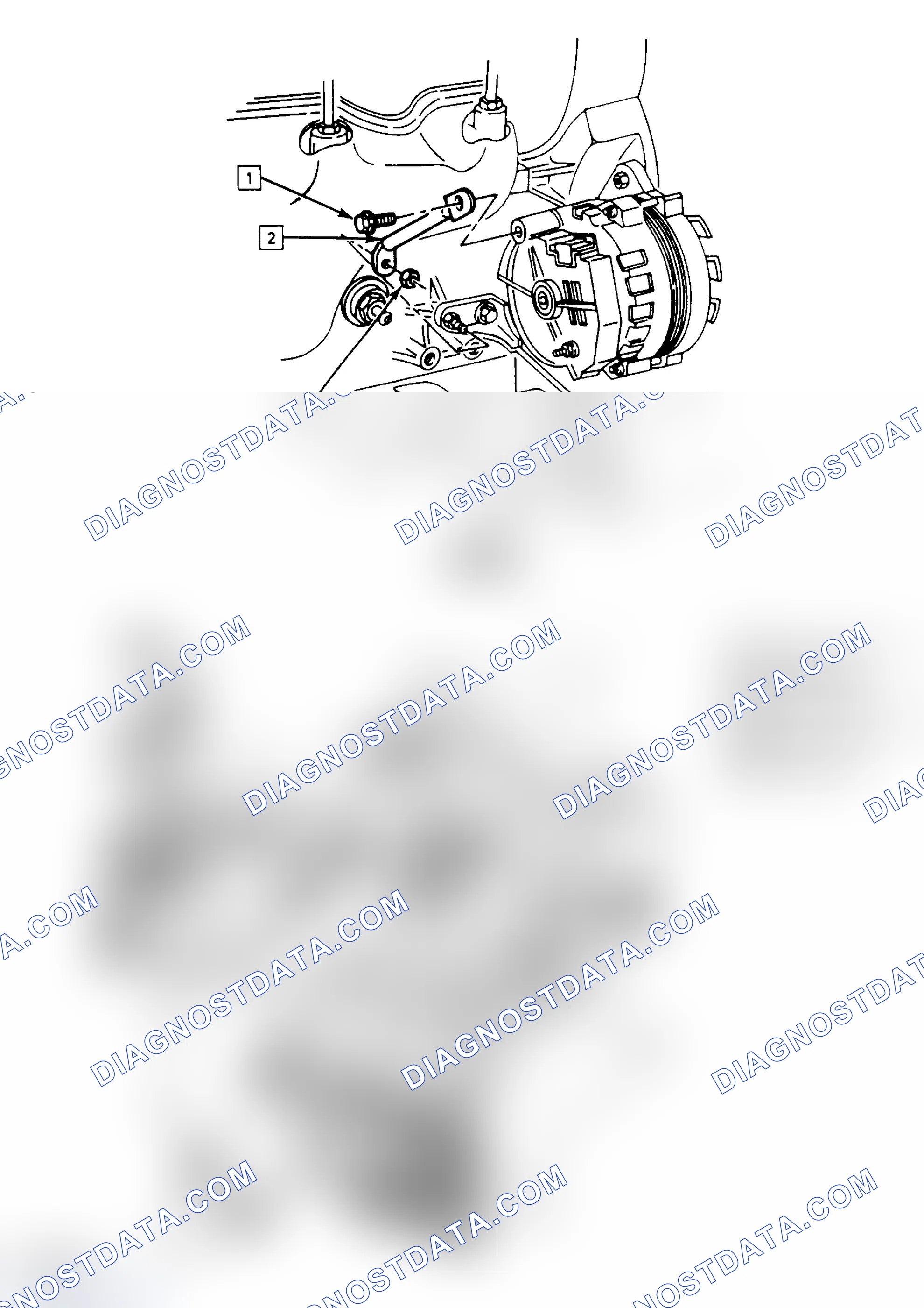 Scheme 6: Alternator Mounting (3.4L A/T & M/T)