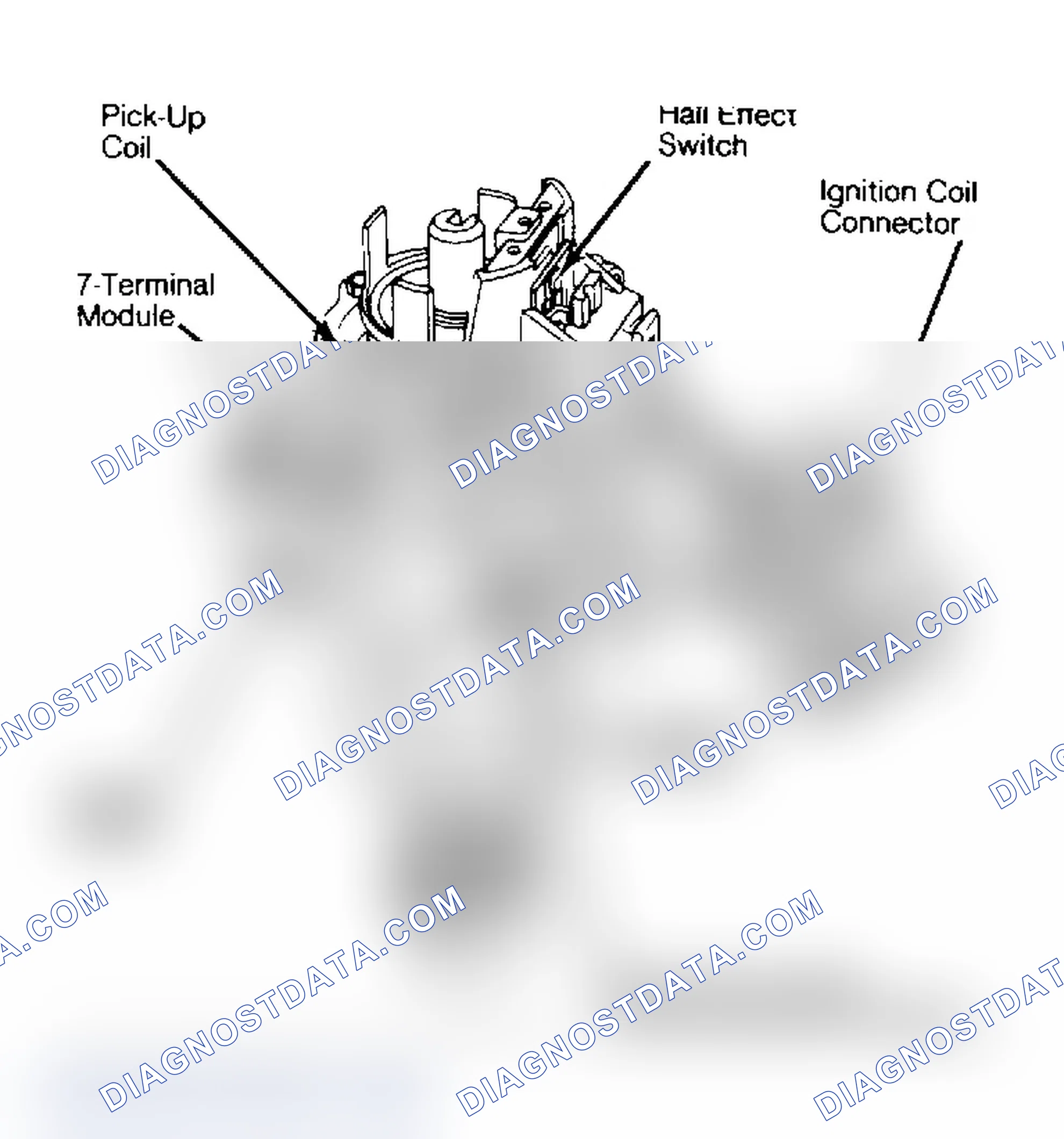Scheme 2: HEI-EST Distributor with Hall Effect Switch External coil model shown.