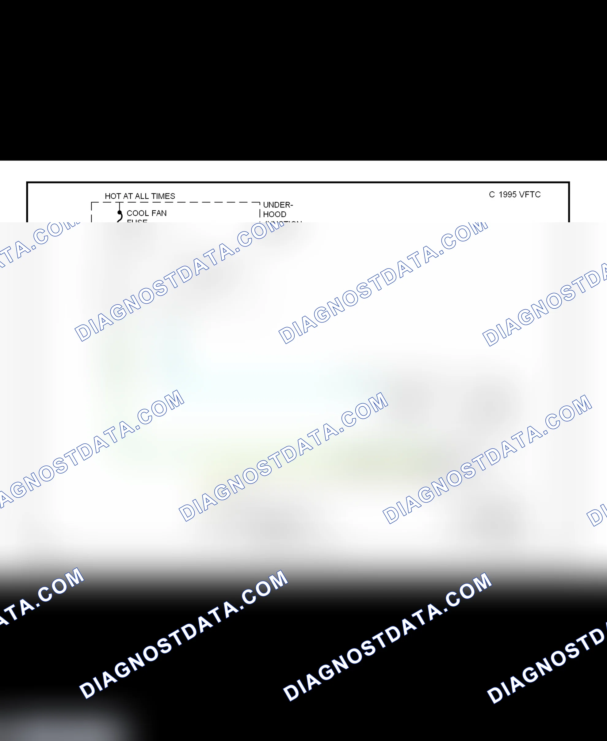 Scheme 22: Cooling Fan System Wiring Diagram (1998 Saturn)