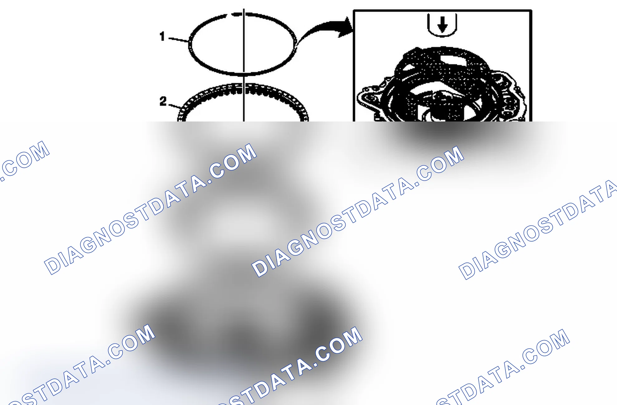 Scheme 215: 2-6 Clutch Piston Removal