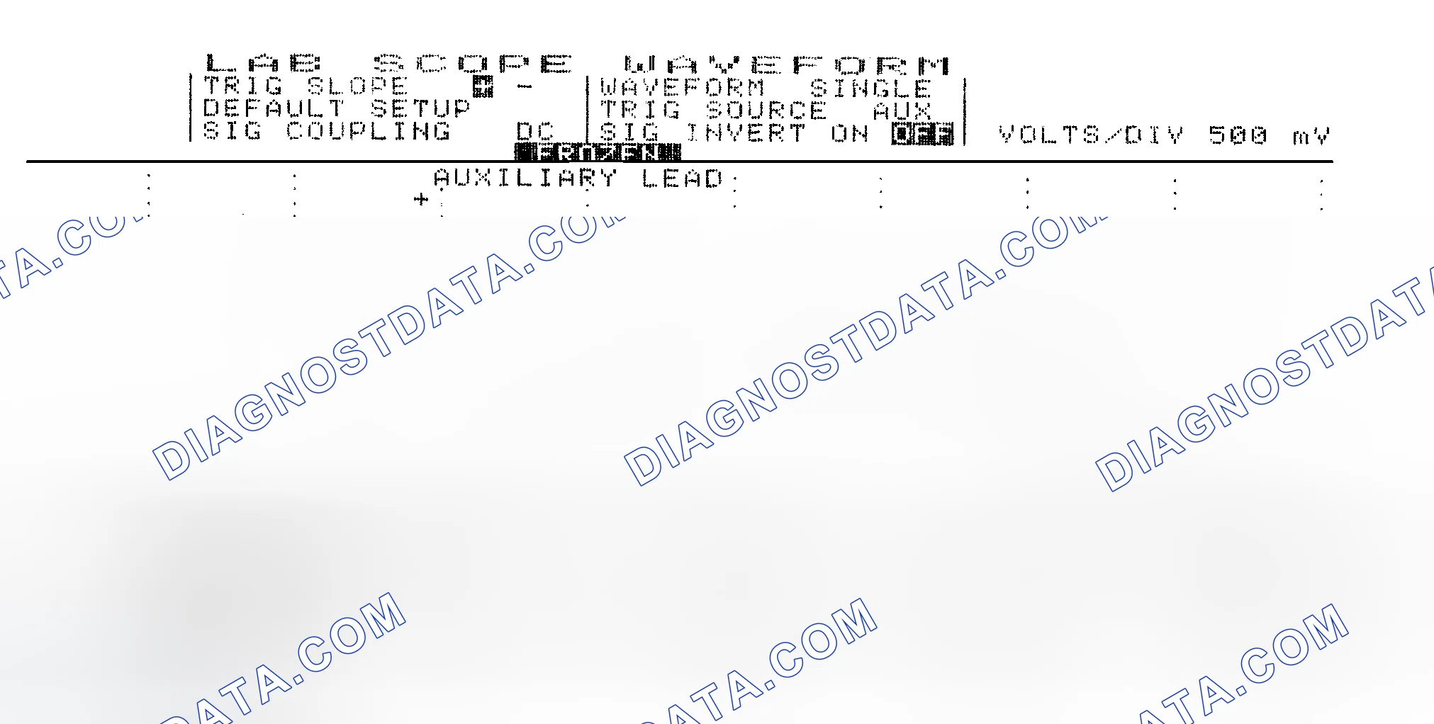 Scheme 14: Single Injector w/Excessive Current Flow - Current Pattern