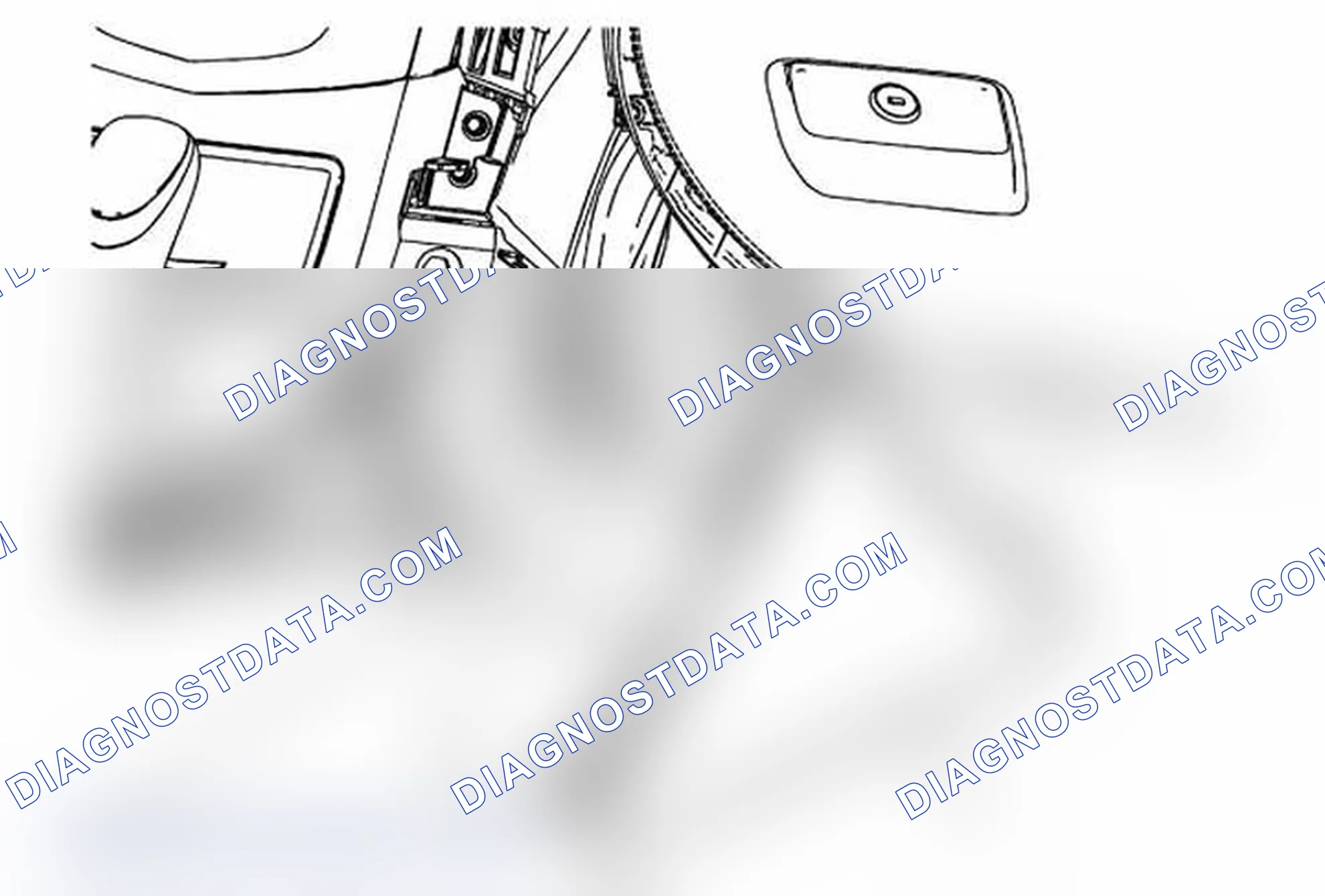 Scheme 123: Front Floor Console Extension Panel Replacement - Right Side