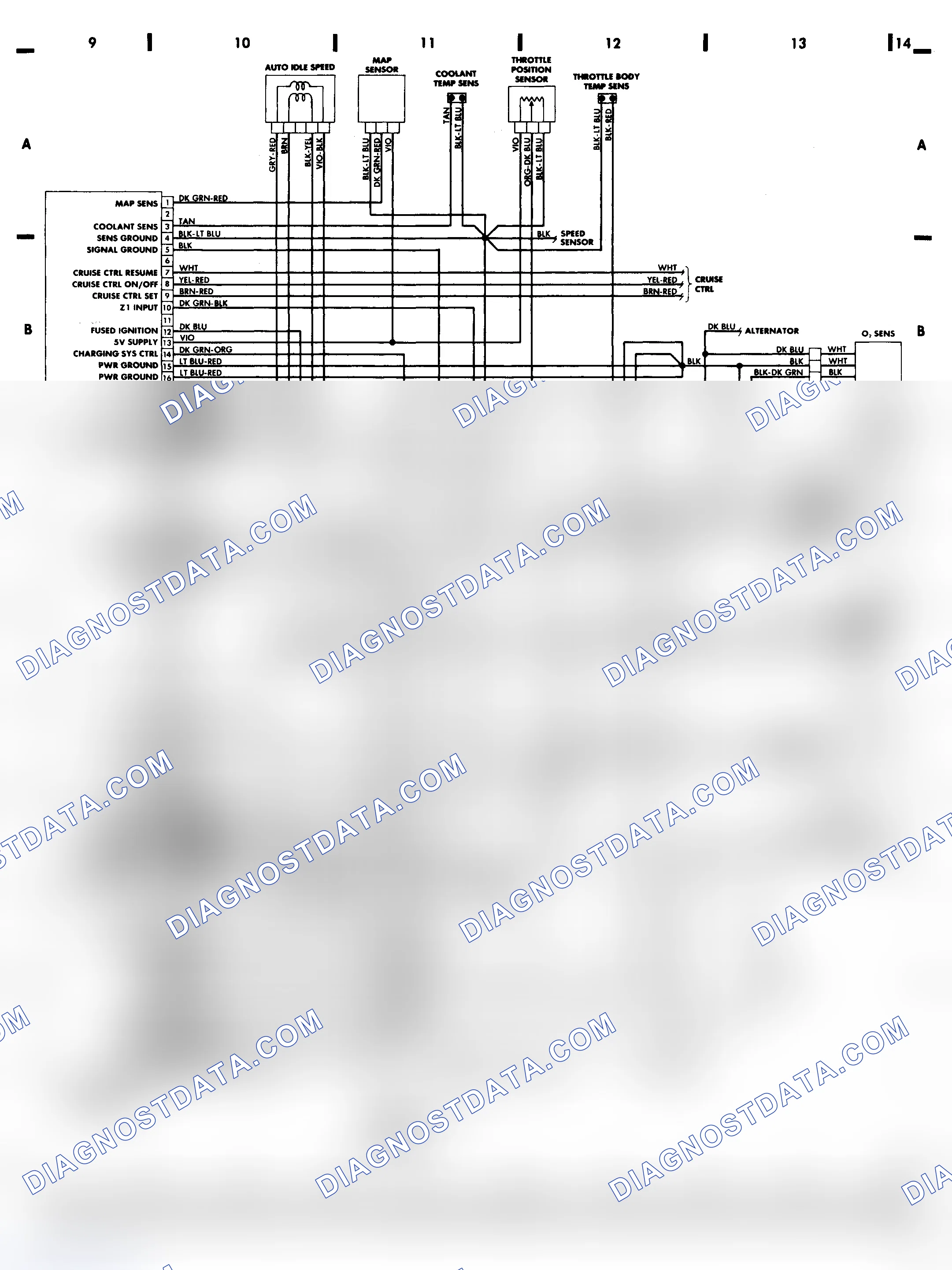 Scheme 106: 2.5L CEC Wiring Diagram