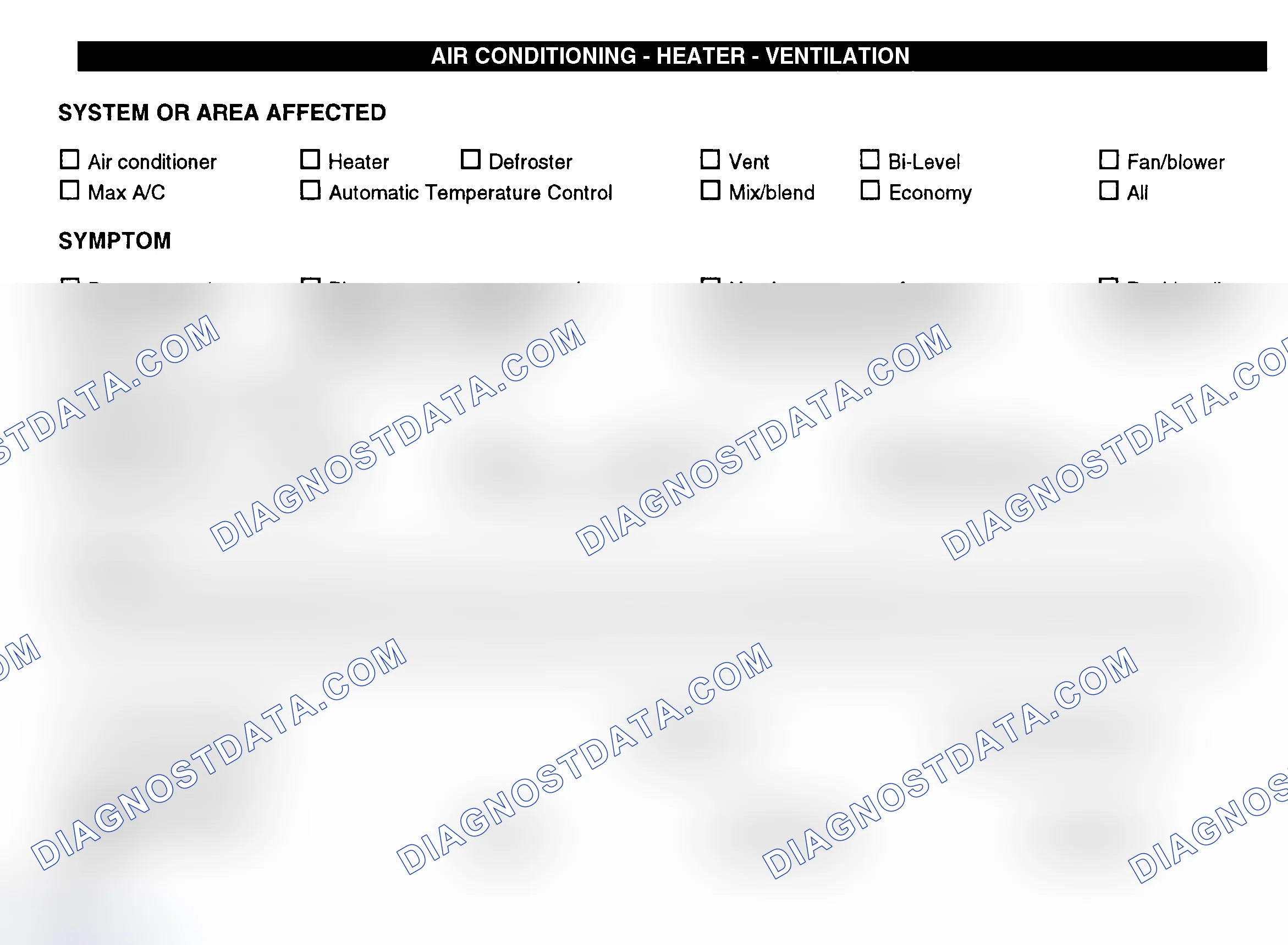 Scheme 8: Air Conditioning, Heater & Ventilation