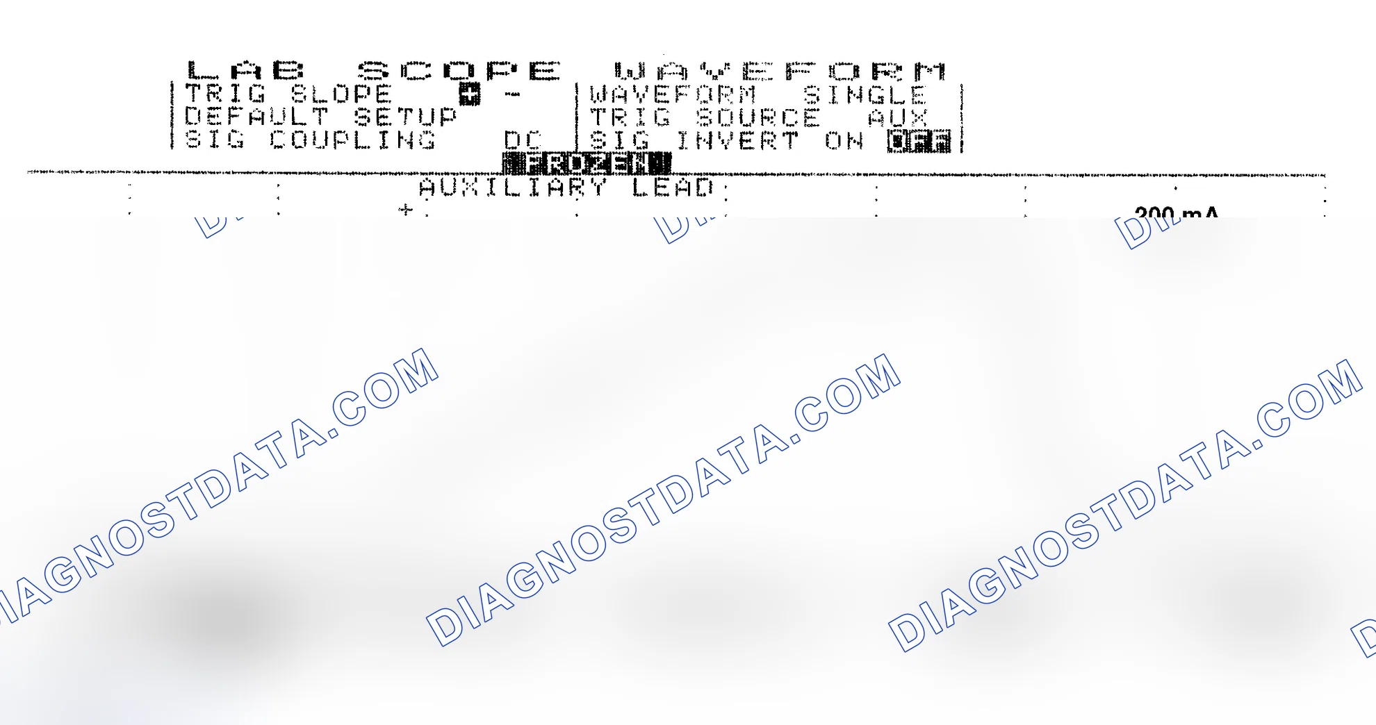 Scheme 13: Single Injector w/Normal Current Flow - Current Pattern