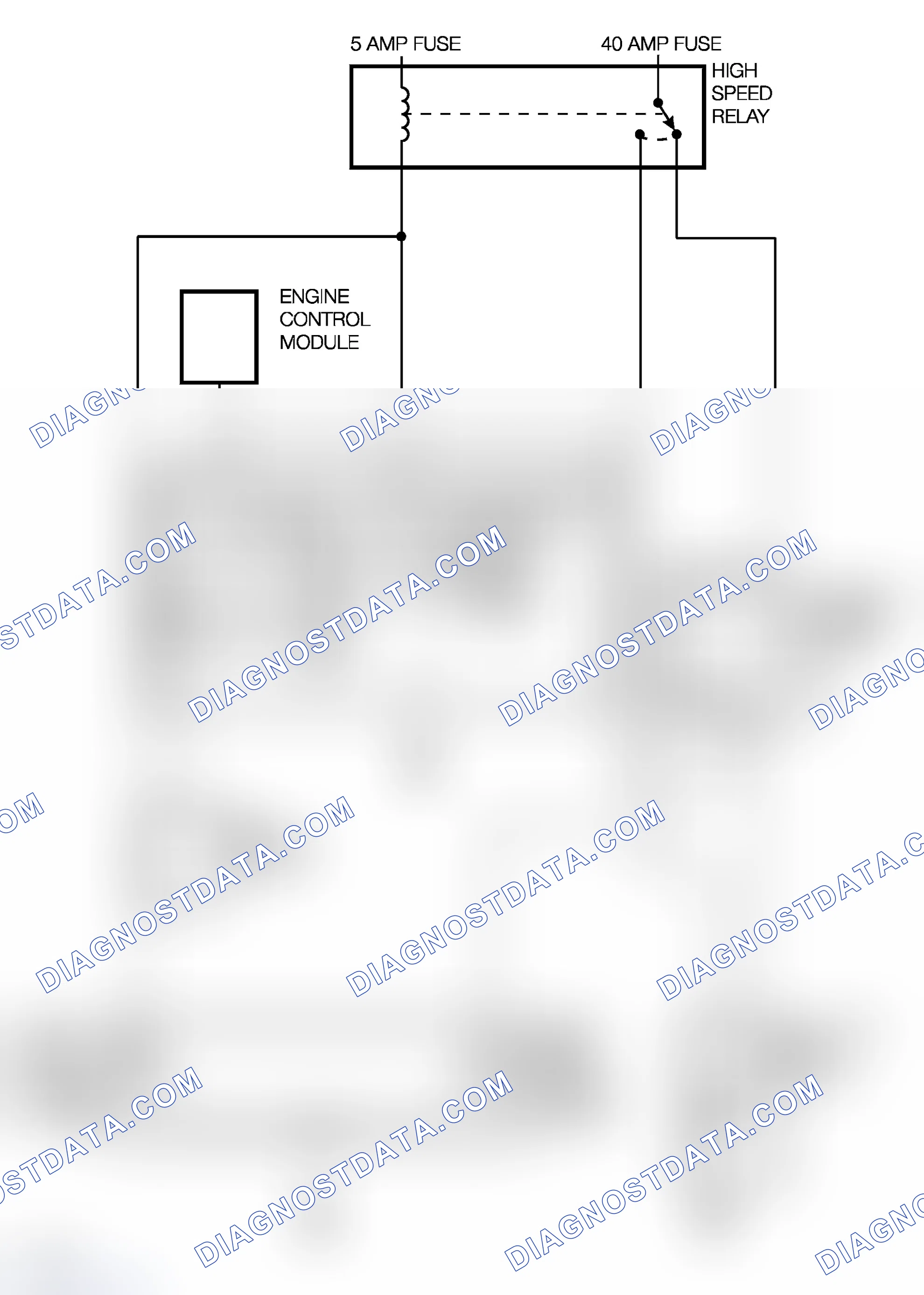 Scheme 94: AUXILIARY FAN - TYPICAL WIRING DIAGRAM