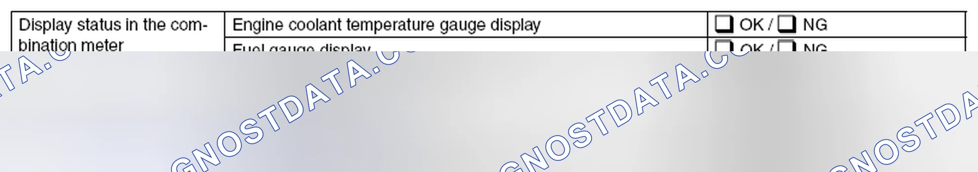 Scheme 23: DISPLAY STATUS IN THE COMBINATION METER