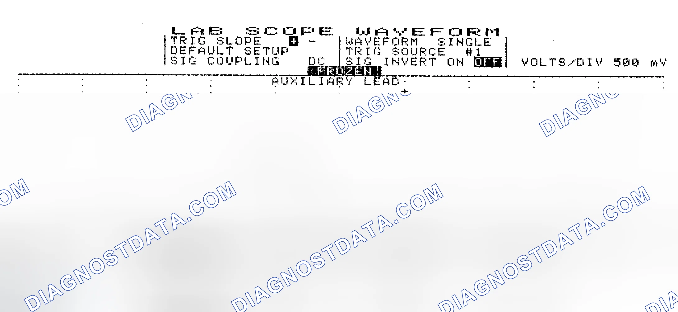 Scheme 10: Single Injector w/Excessive Current Flow - Current Pattern