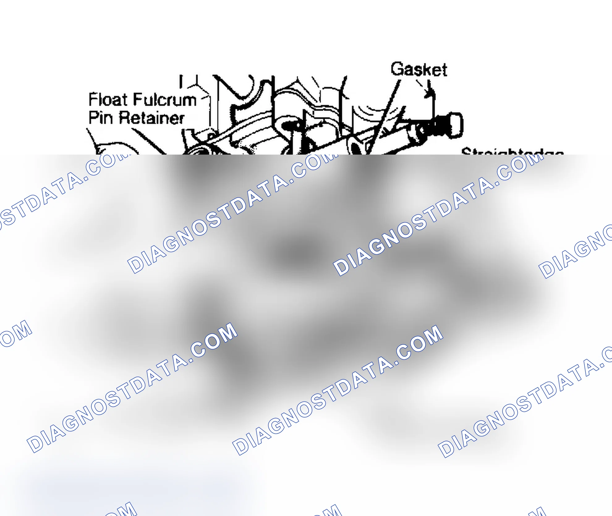 Scheme 7: Adjusting Float Level Measure at ends of floats farthest from fuel inlet.