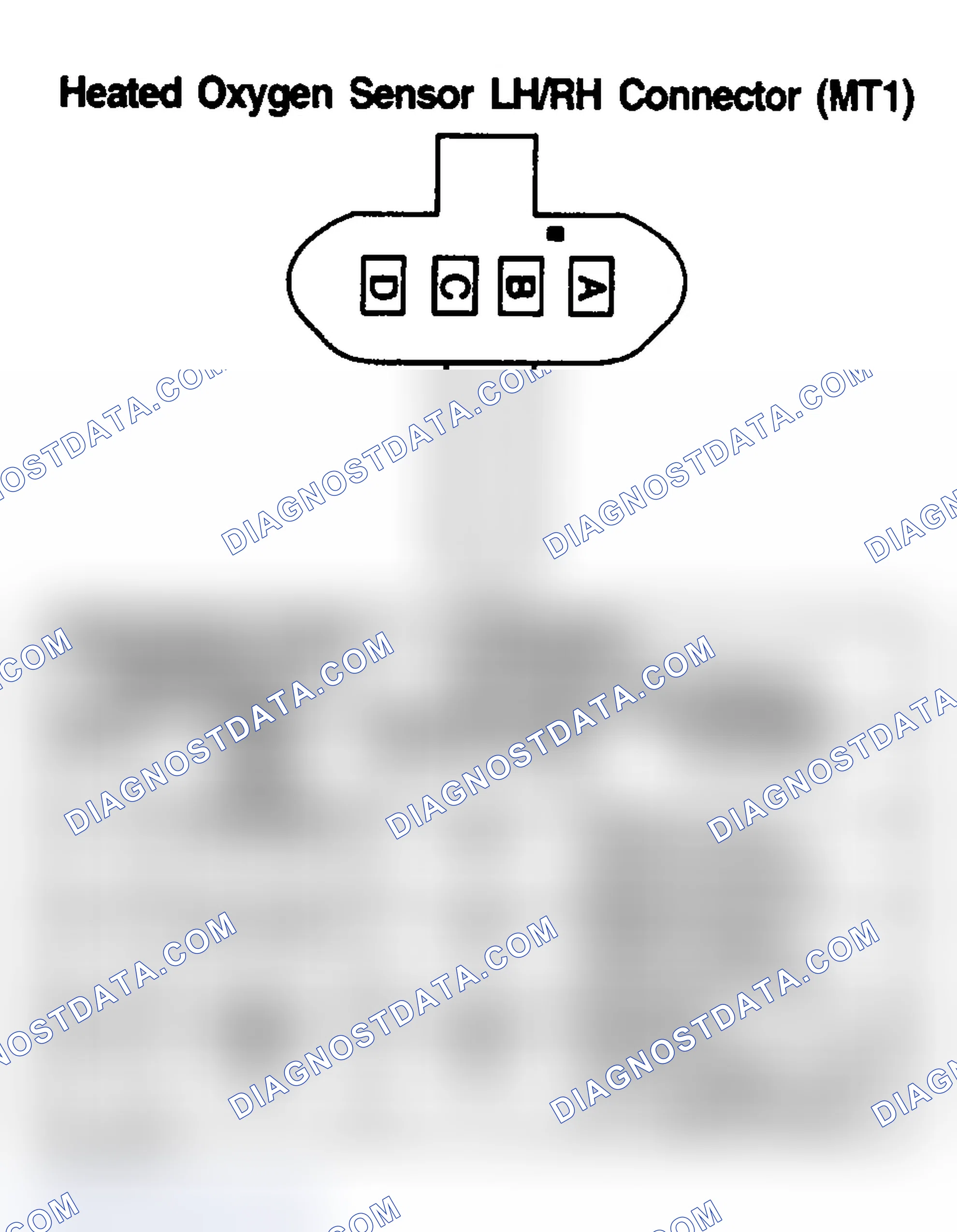 Scheme 176: HEATED OXYGEN SENSOR LH/RH (MT1)