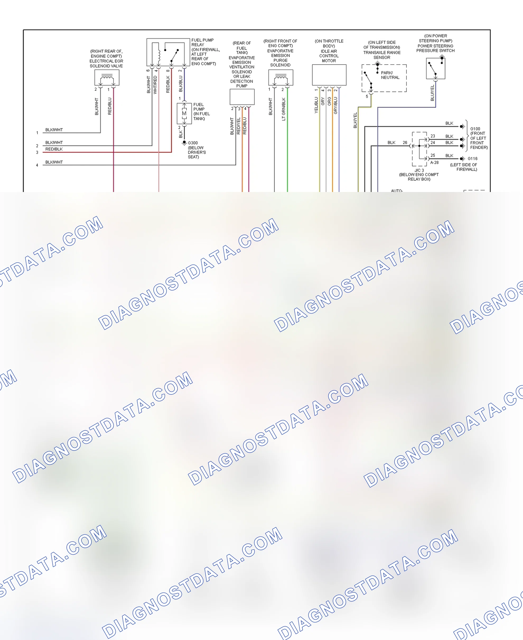 Scheme 6: PCM Wiring Diagram (Avenger & Sebring Coupe - 2.5L - 3 Of 3)
