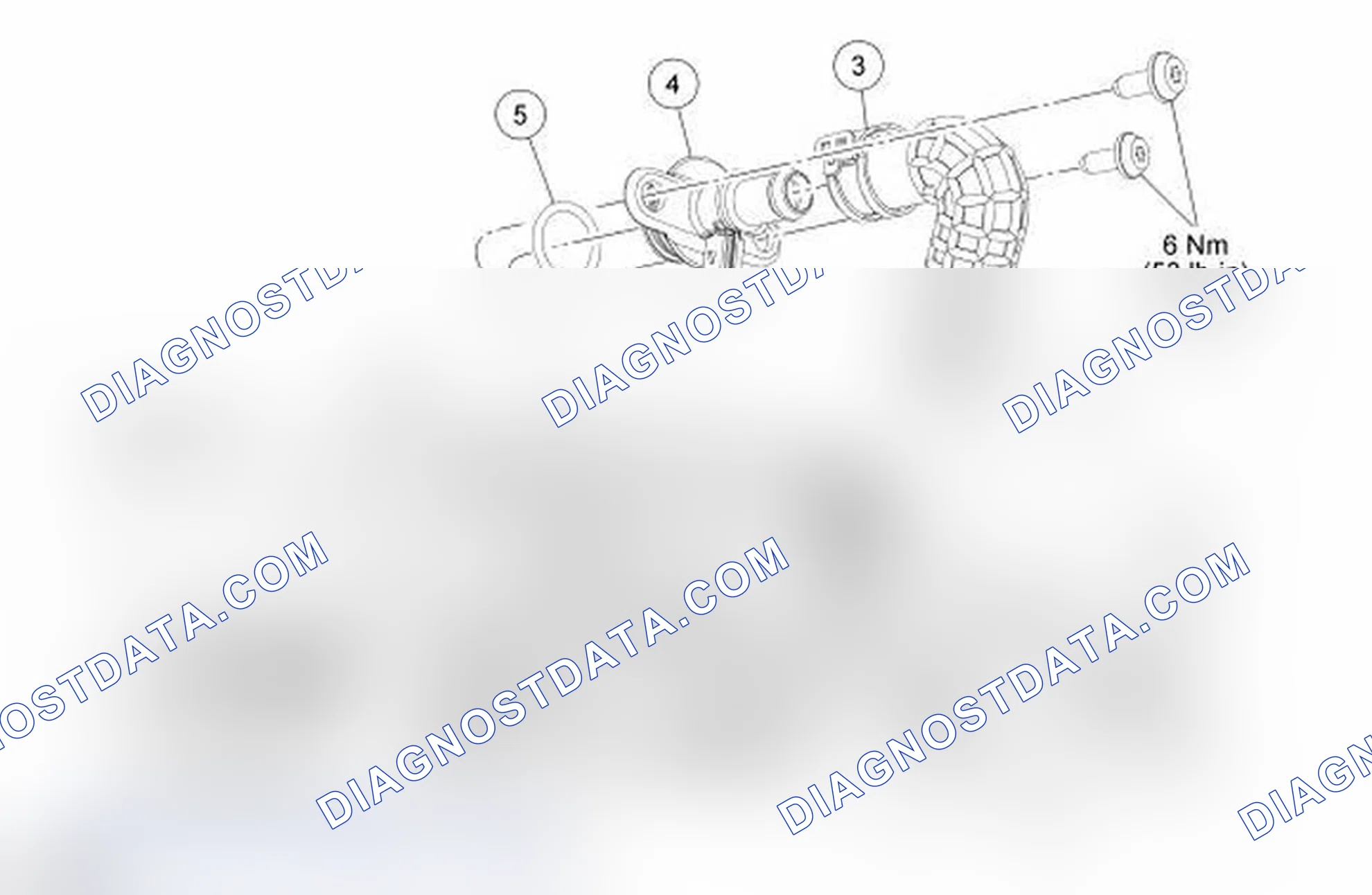 Scheme 4: Positive Crankcase Ventilation (PCV) System Components - Exploded View