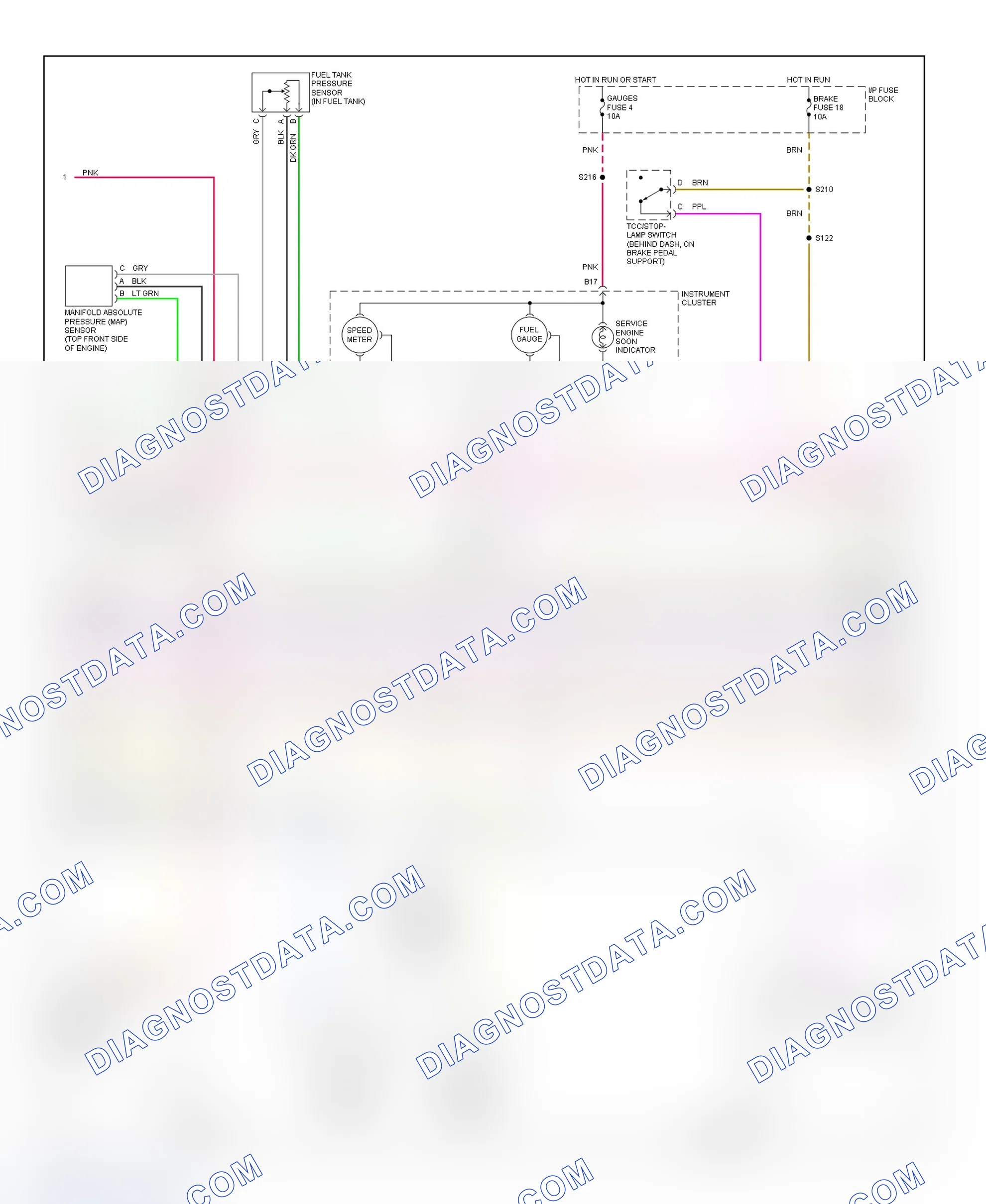 Scheme 68: PCM Wiring Diagram (Chevy Express & Savana - 7.4L - 3 Of 4)