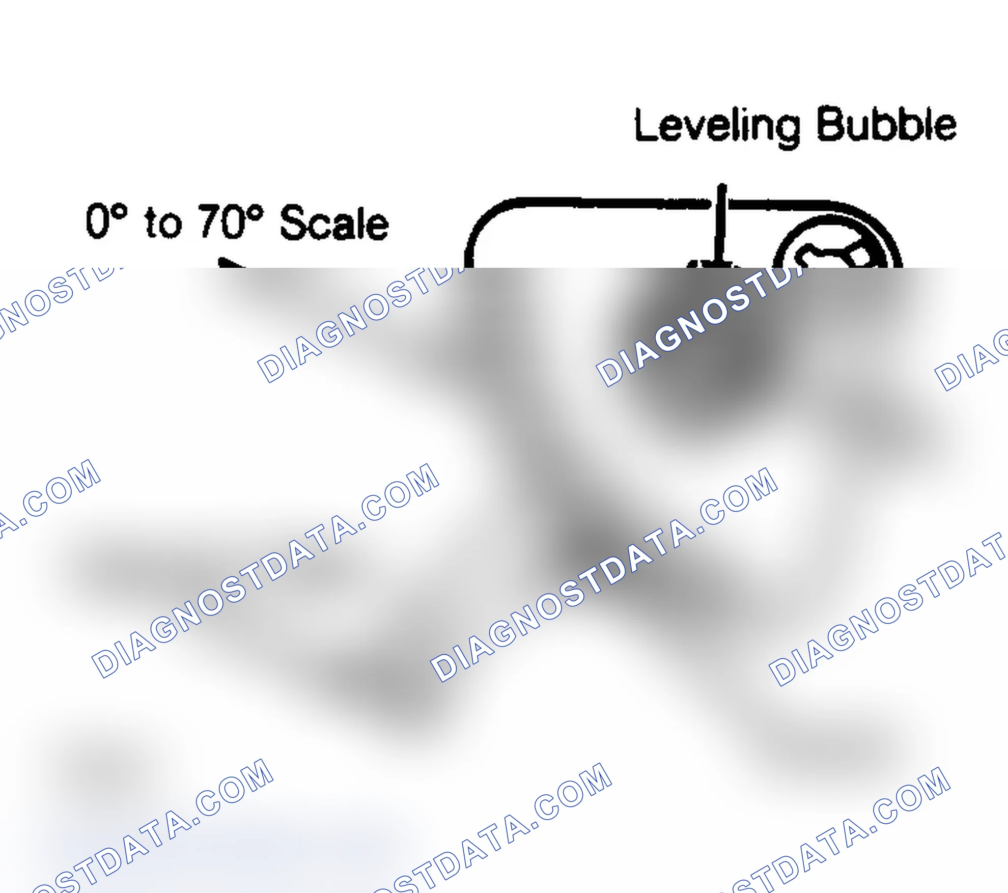Scheme 5: Choke Valve Angle Gauge This gauge must be used to perform some adjustments.