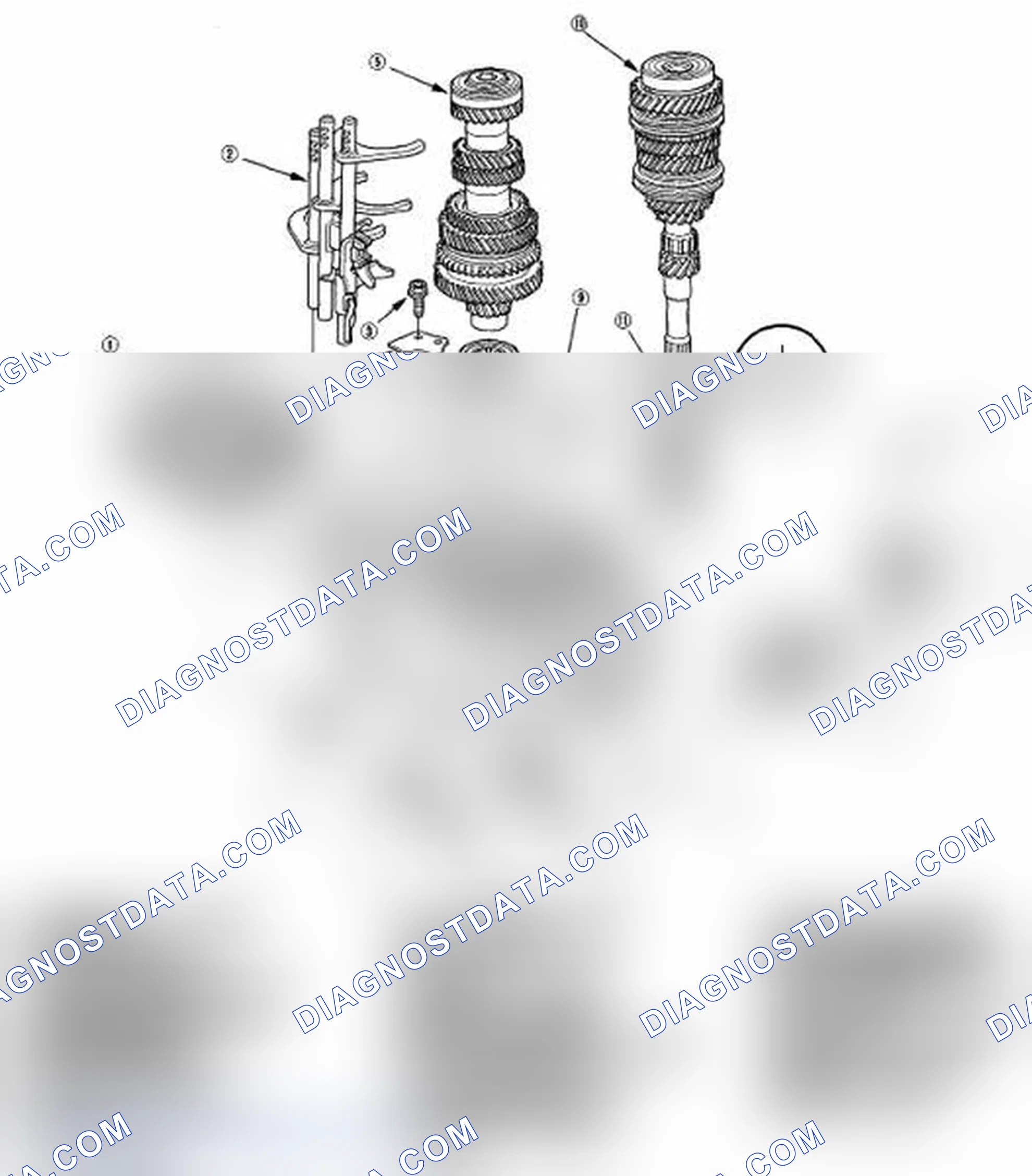 Scheme 71: Exploded View Of Clutch Housing