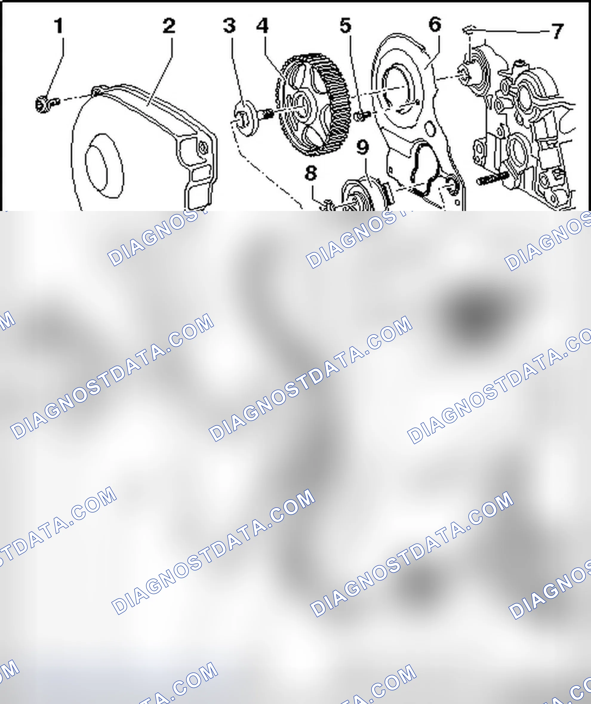 Scheme 115: TOOTHED BELT DRIVE, WITH DIVIDED TOOTHED BELT GUARD OVERVIEW