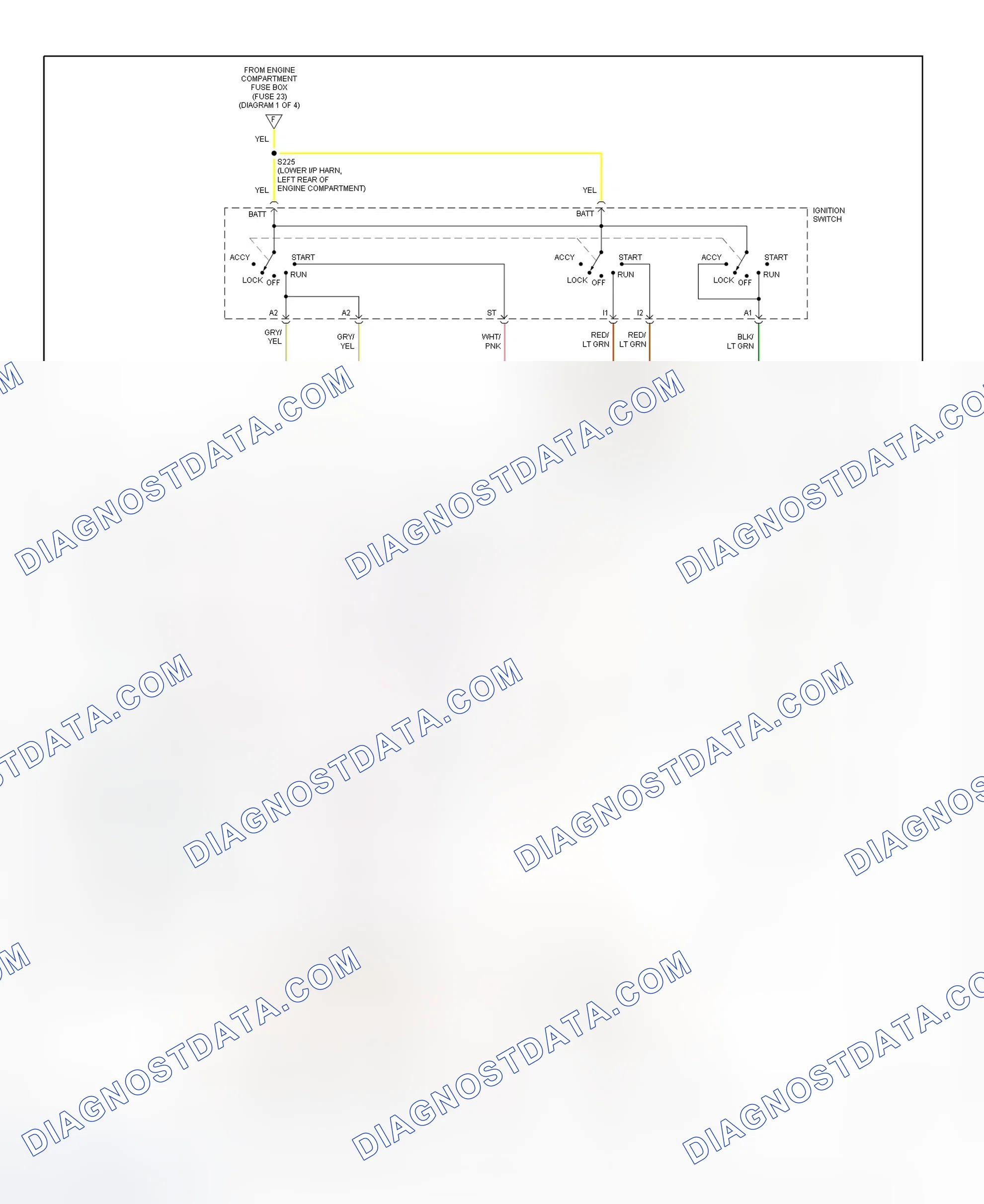 Scheme 12: Power Distribution Wiring Diagram (3 Of 4)