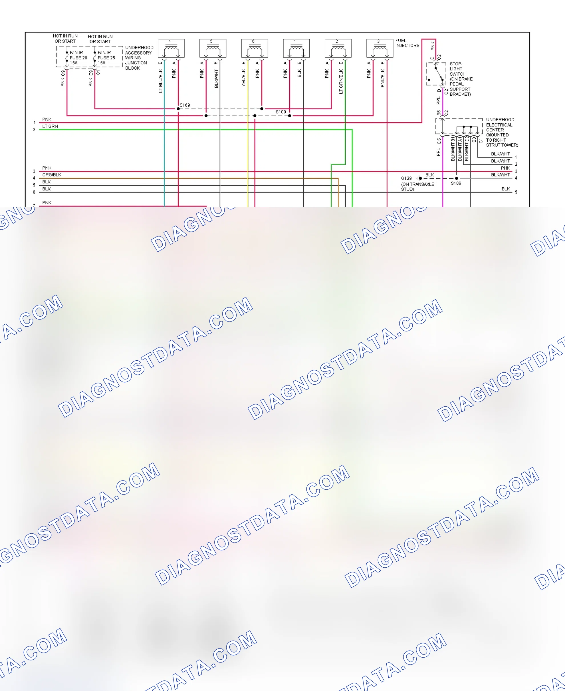 Scheme 123: PCM Wiring Diagram (Intrigue - 3.5L - 2 Of 4)