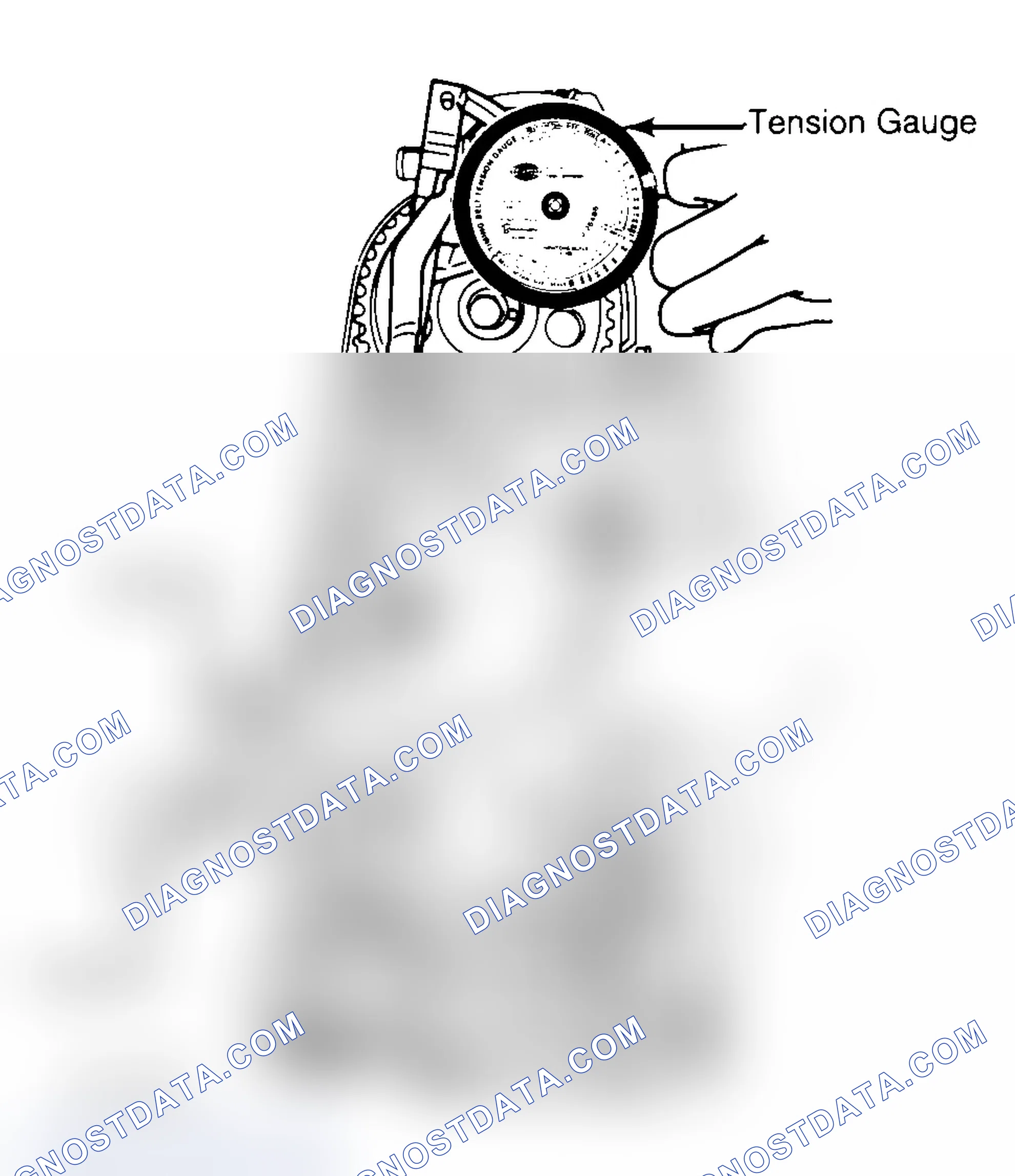 Scheme 28: Adjusting Typical Timing Belt Tension