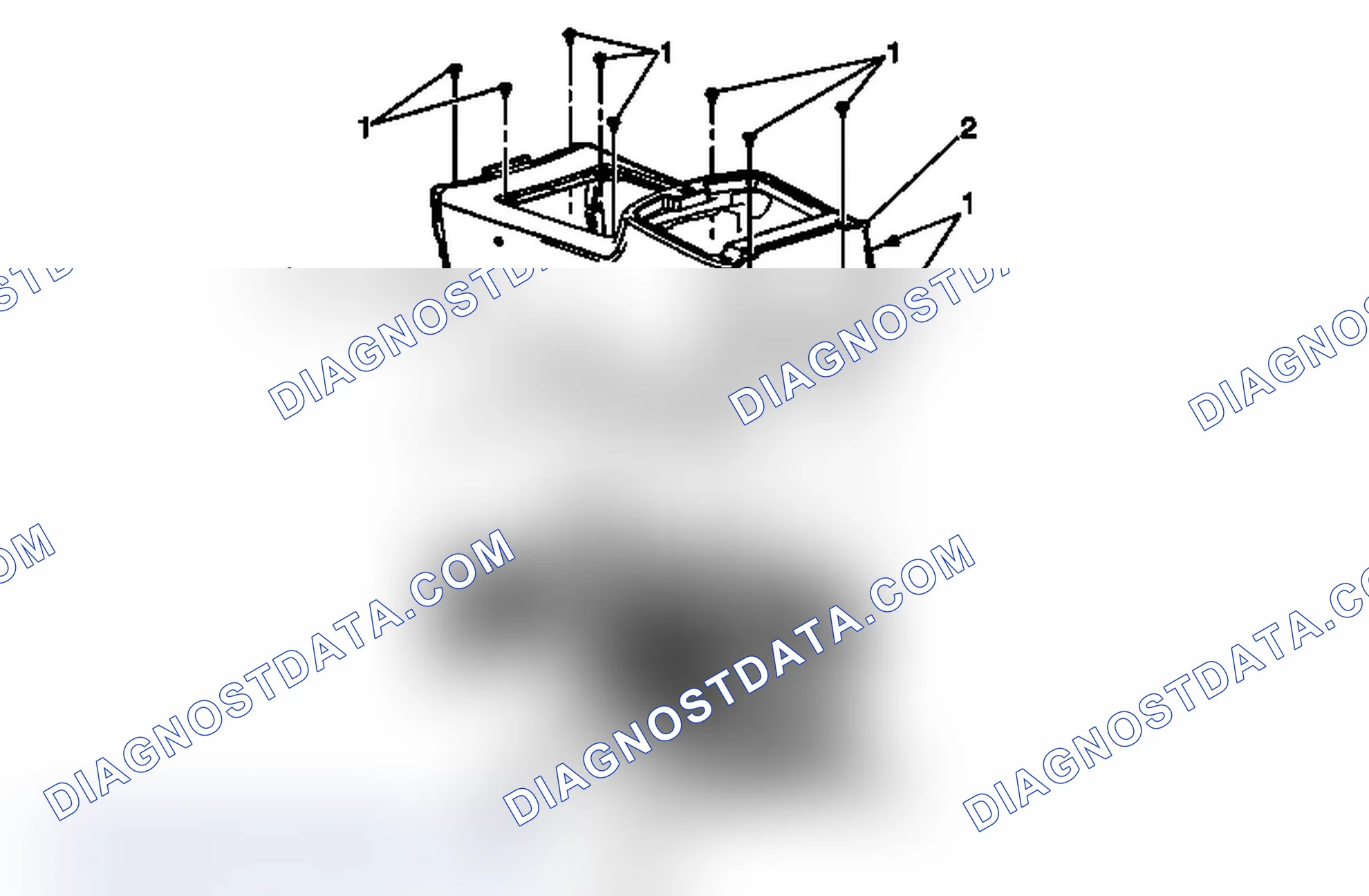 Scheme 183: Front Floor Console Compartment Replacement (Except Cadillac)