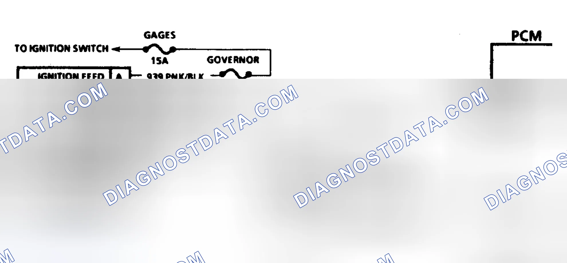Scheme 46: Code 31 Schematic (5.7L "G" Series) Engine Speed Sensor Governor