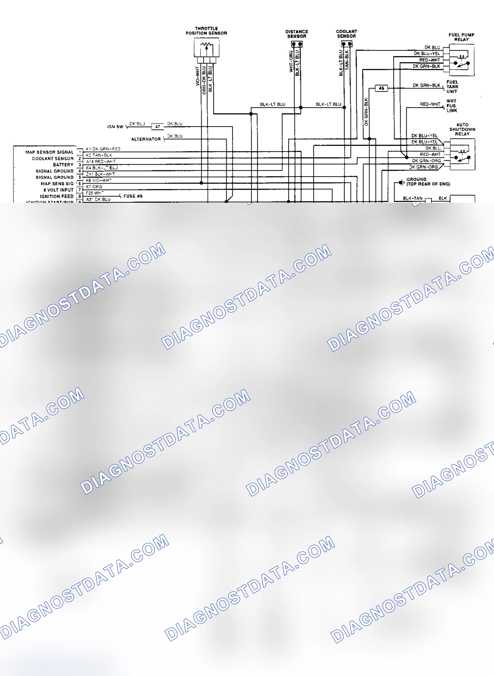 Scheme 36: Wiring Diagram (2.5L - FWD Van)