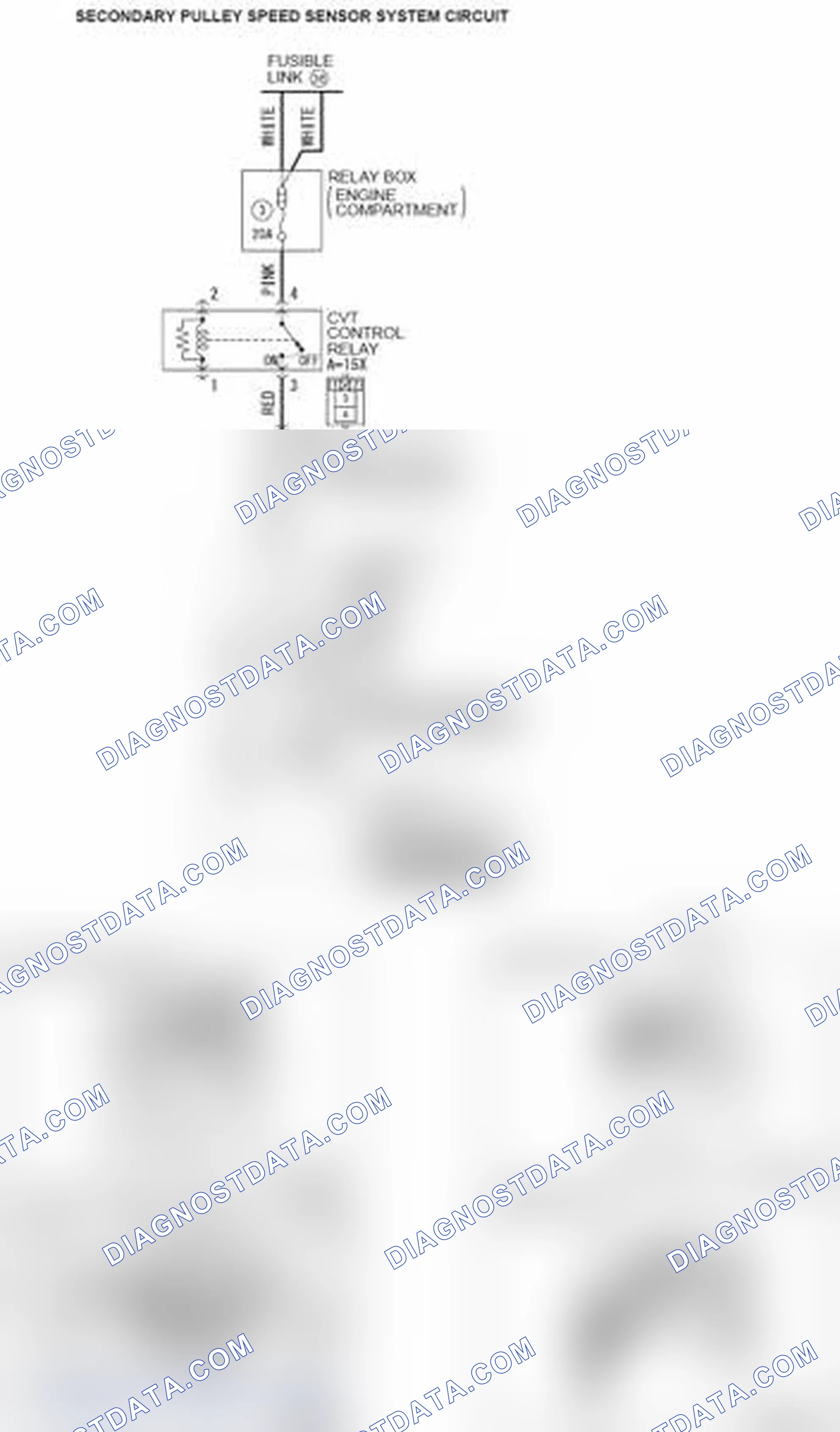 Scheme 30: DTC P0720: Malfunction of Secondary Pulley Speed Sensor