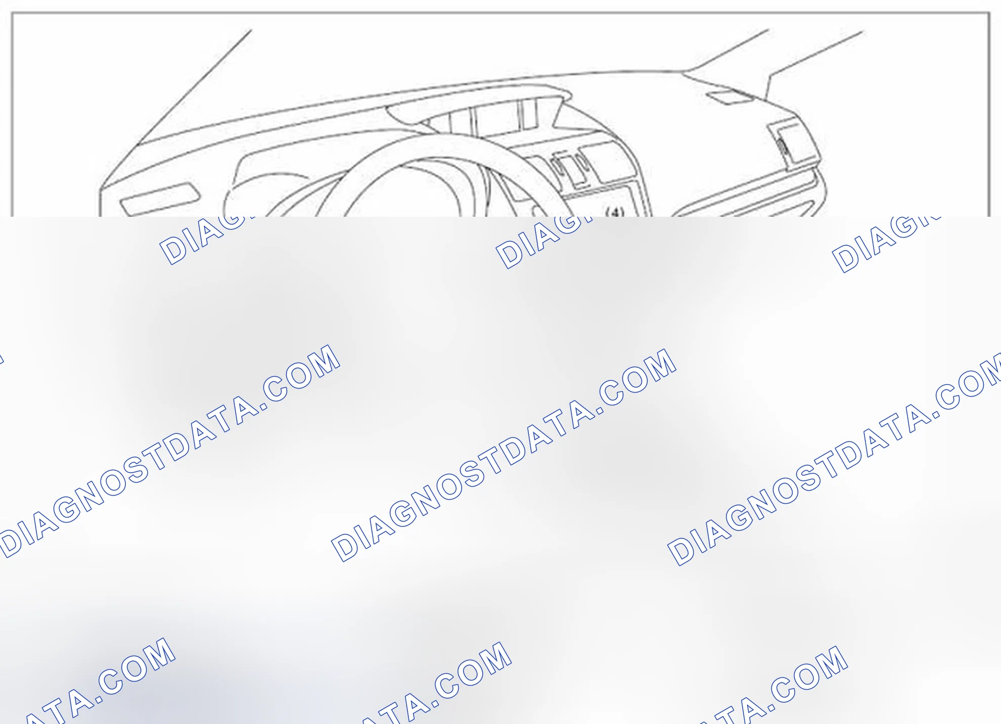 Scheme 1007: MODEL WITHOUT PUSH BUTTON IGNITION SWITCH