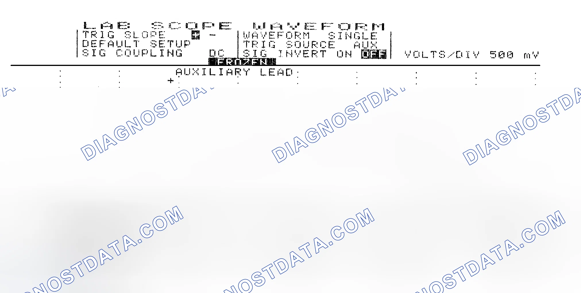 Scheme 14: Single Injector w/Excessive Current Flow - Current Pattern
