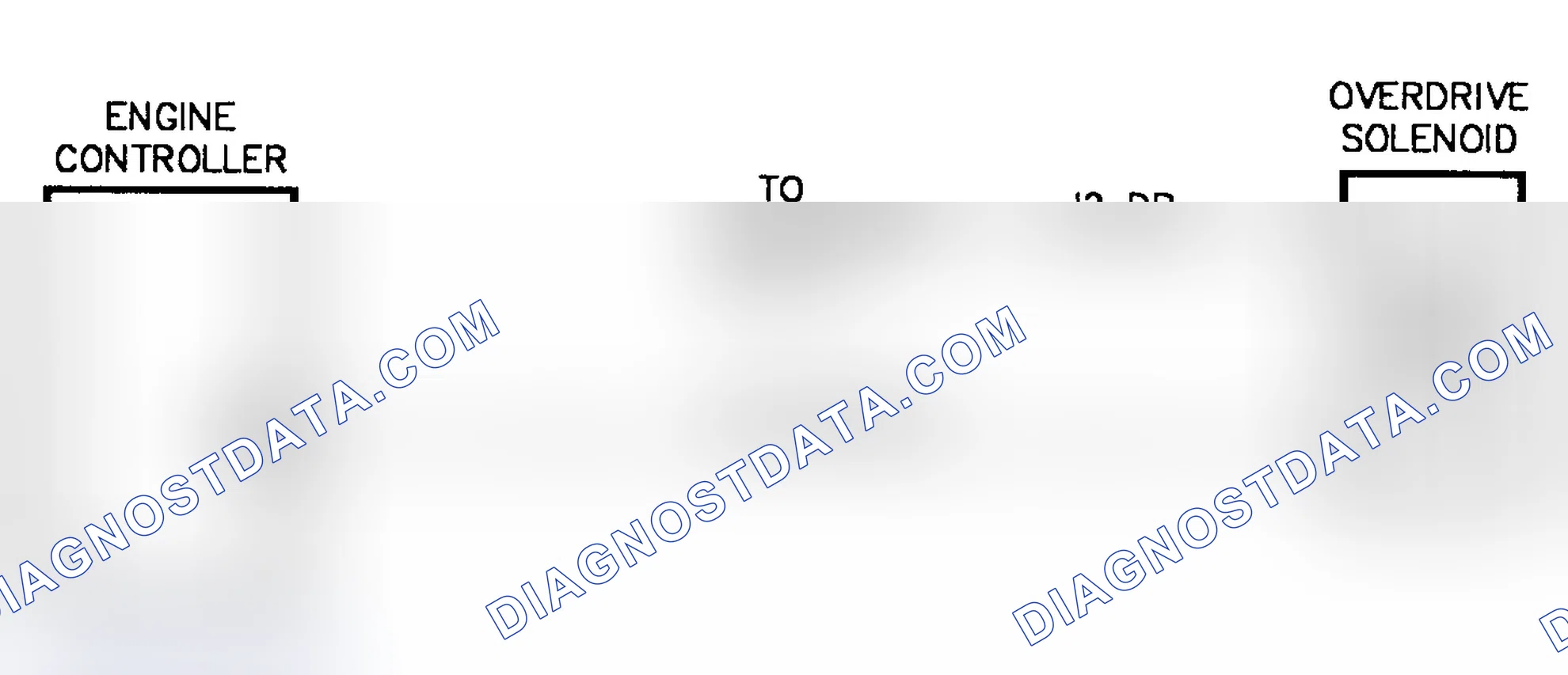 Scheme 302: Schematic Test DR-28A Overdrive W/O Lockup Solenoid Circuit