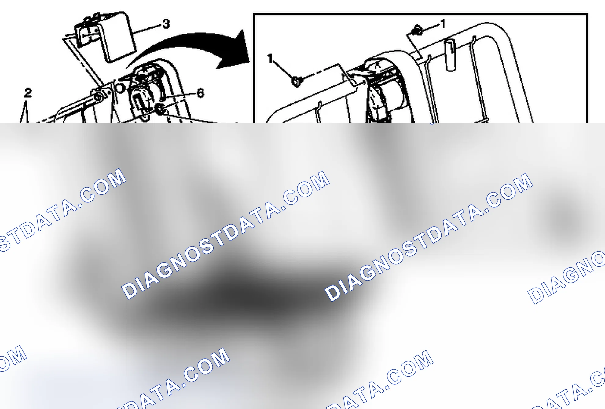 Scheme 7: Seat Belt Replacement - Center Rear (with Split Bench)