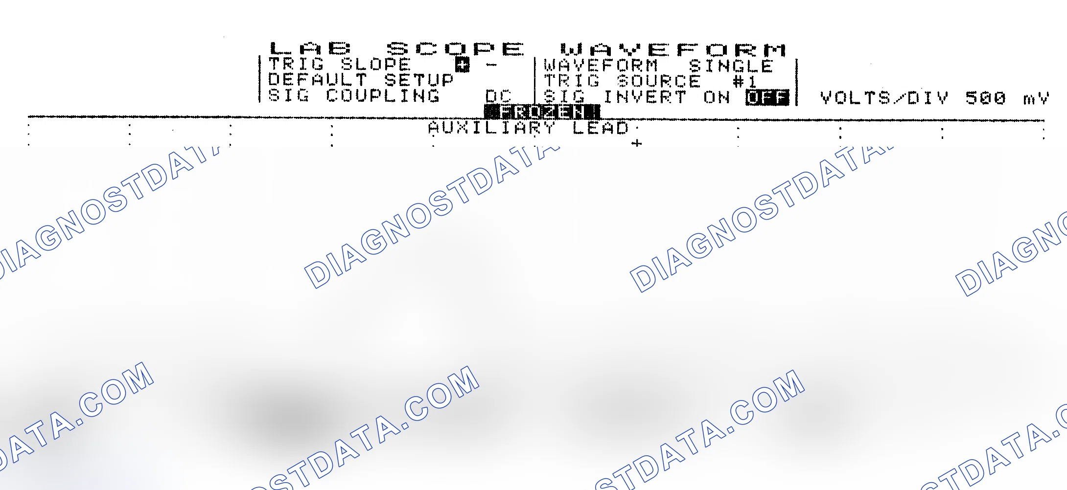 Scheme 10: Single Injector w/Excessive Current Flow - Current Pattern