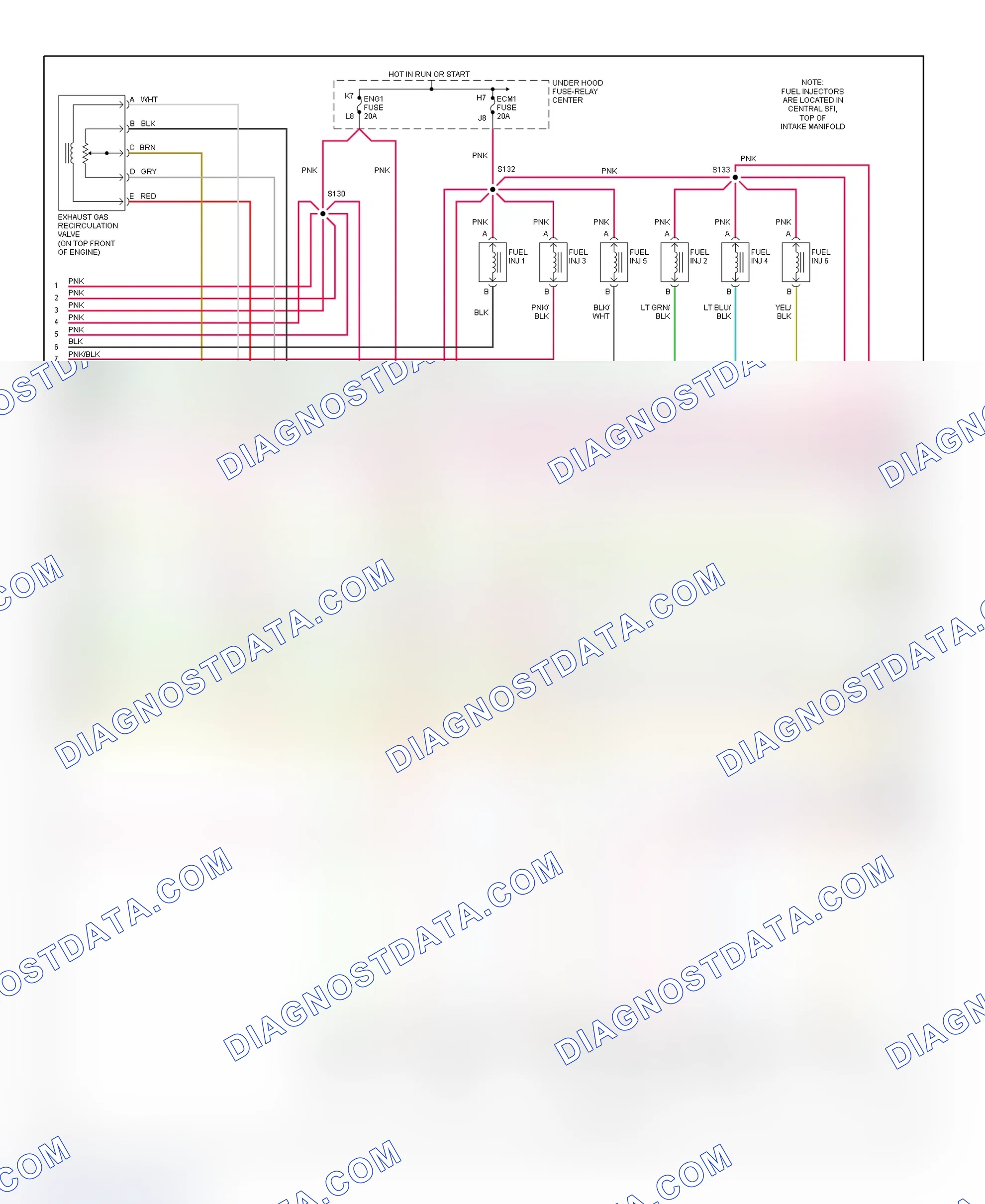 Scheme 49: PCM Wiring Diagram (Express & Savana - 4.3L - 2 Of 4)