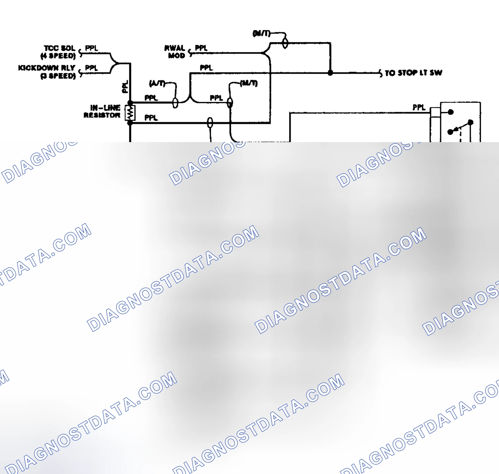 Scheme 3: Transfer Case Circuit (1989)