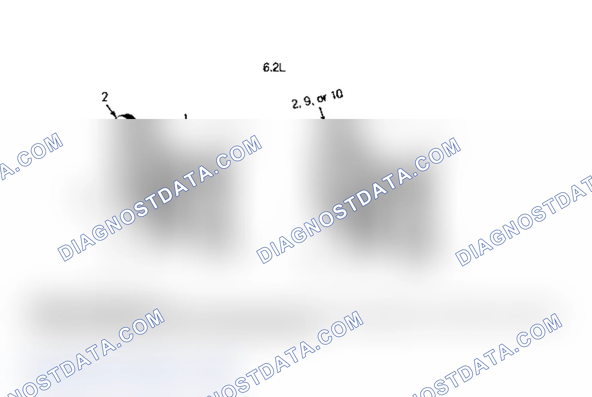 Scheme 4: SERPENTINE BELT ROUTING (6.2L DIESEL/7.4L GAS)