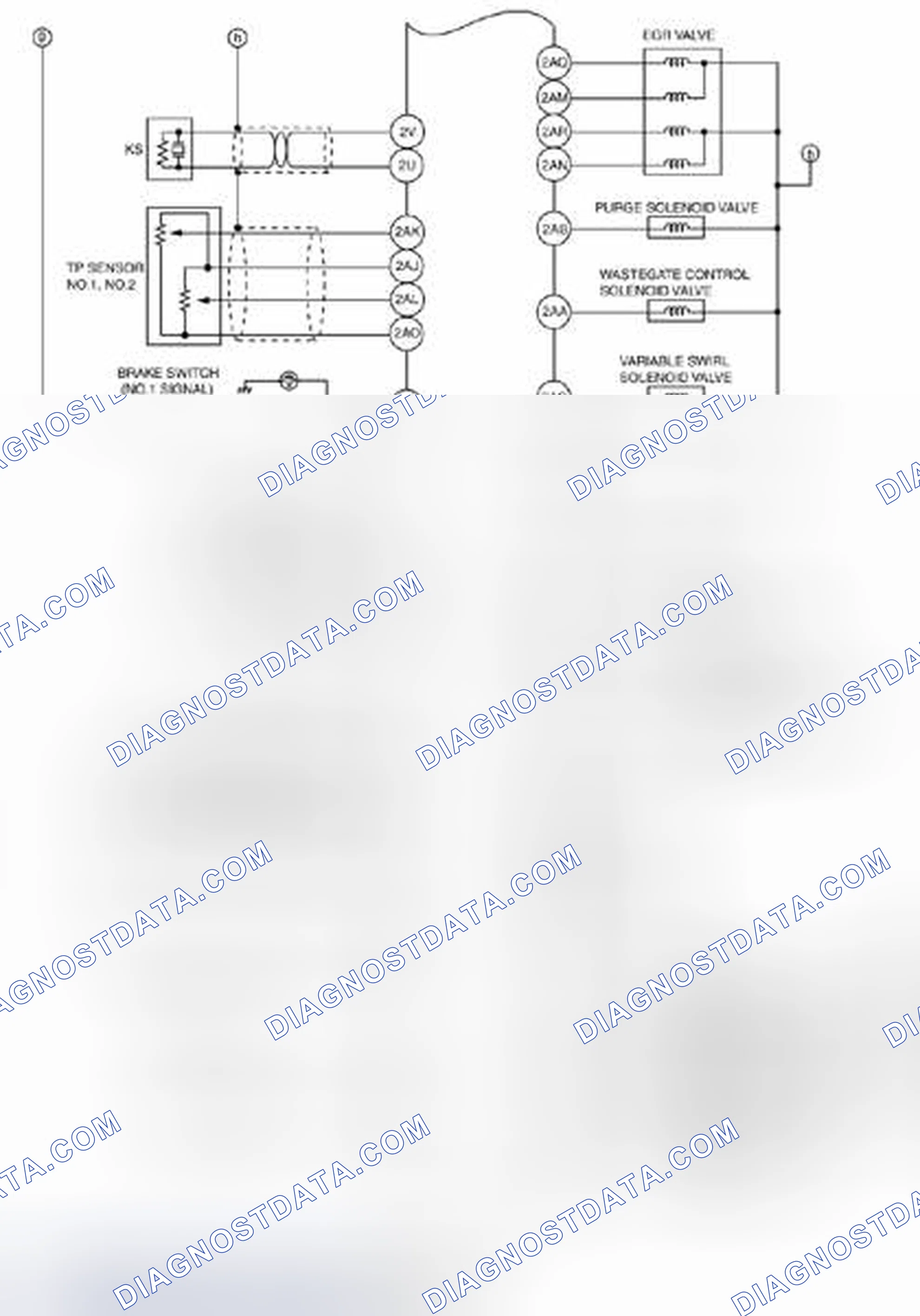 Scheme 241: Engine Control System Symptom Troubleshooting Wiring Diagram [MZR 2.3 DISI Turbo] (2 Of 2)