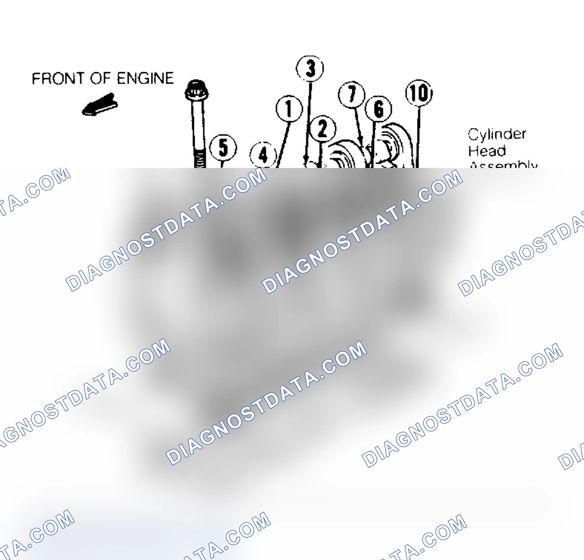 Scheme 4: Cylinder Head Bolt Tightening Sequence