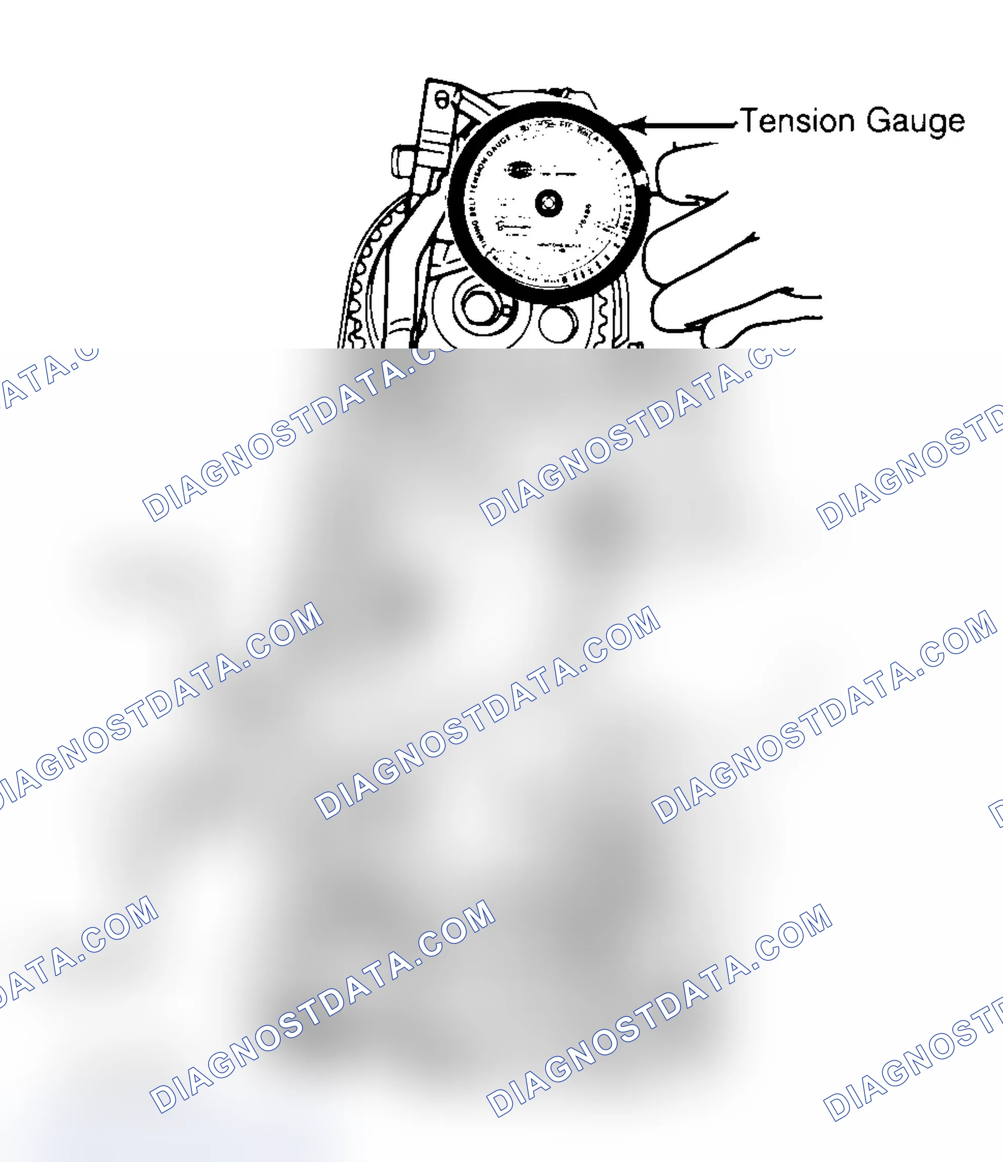 Scheme 28: Adjusting Typical Timing Belt Tension