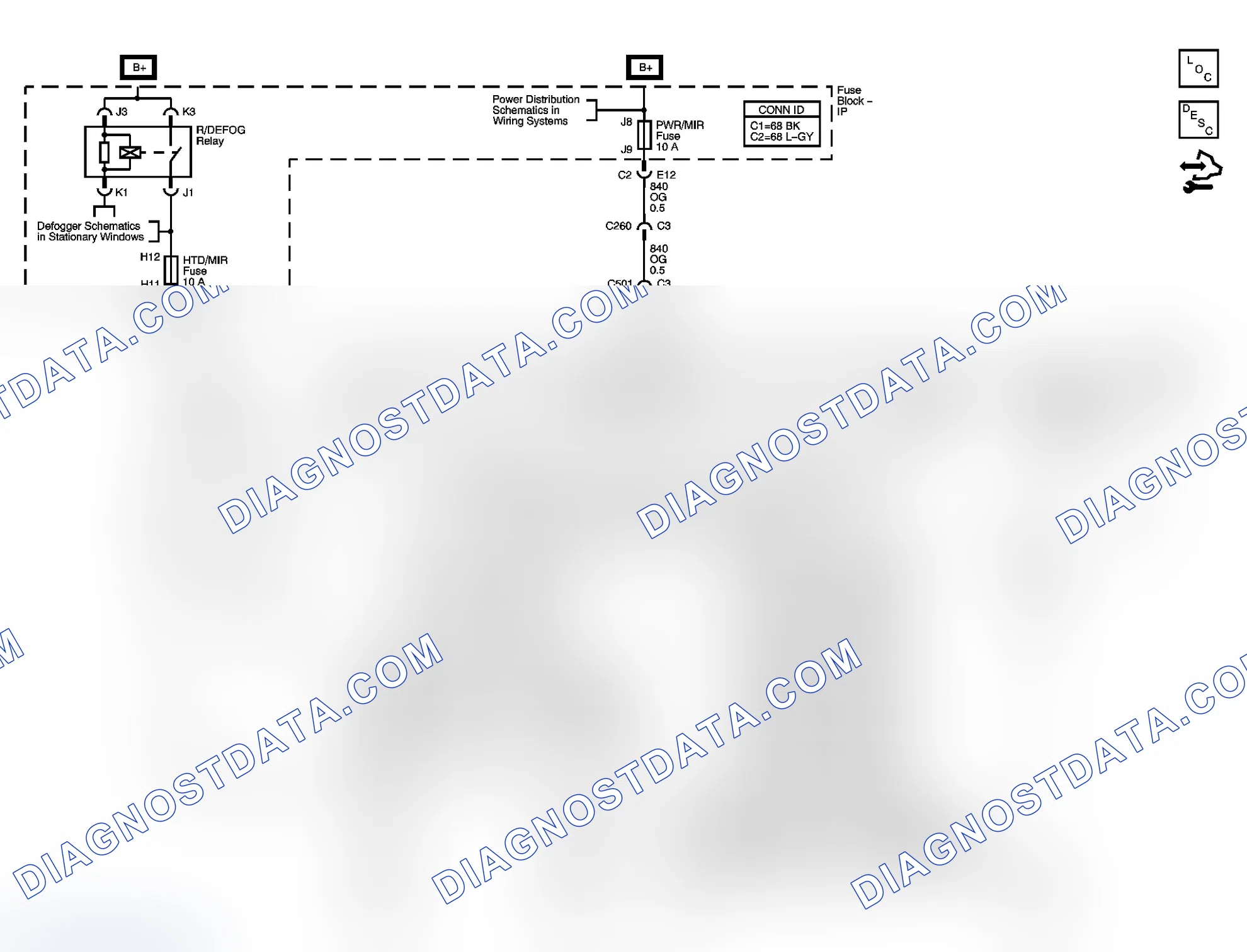 Scheme 5: Outside Mirror Schematics
