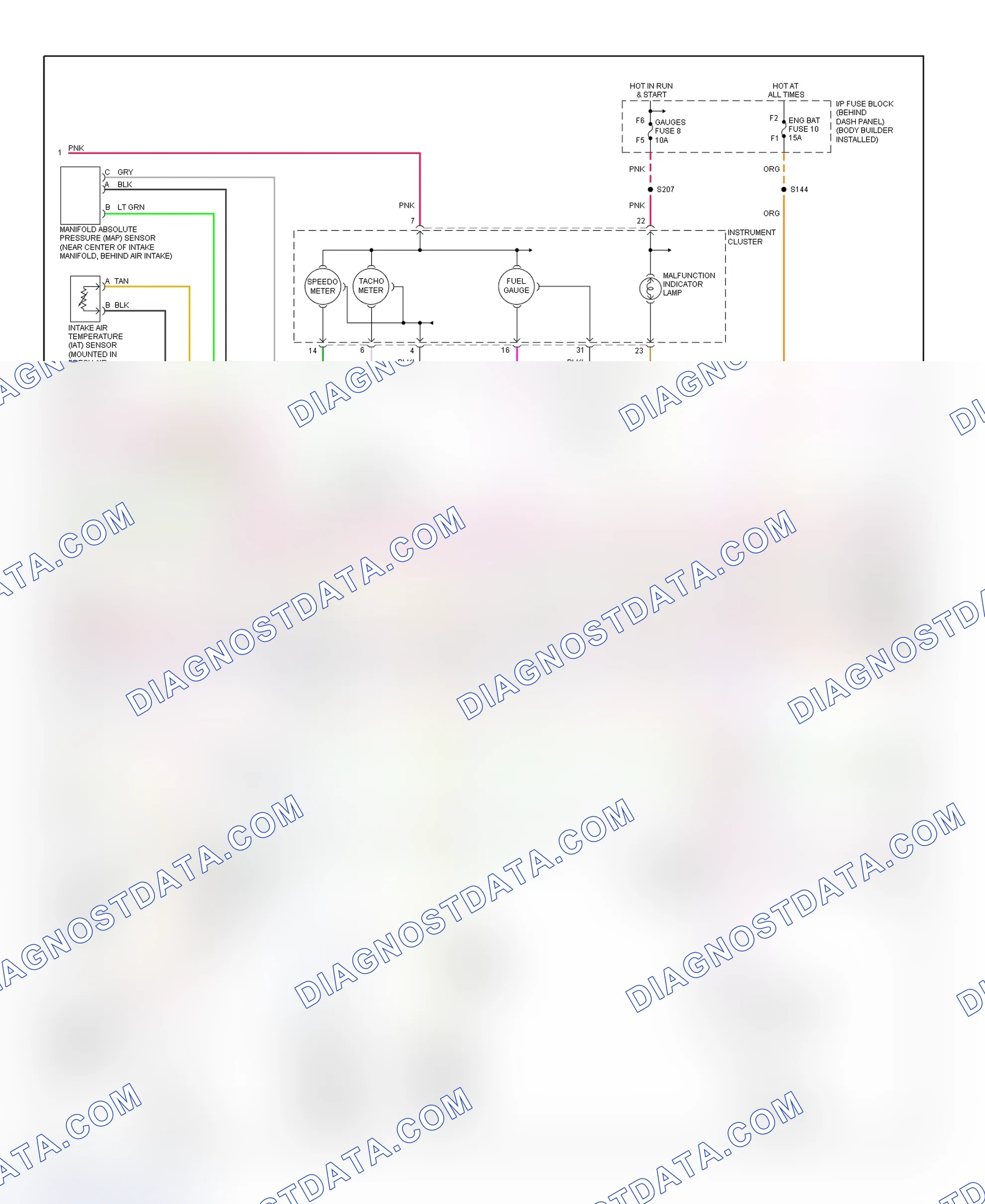 Scheme 89: PCM Wiring Diagram (Forward Control - Commercial Chassis - 4.3L - 3 Of 4)
