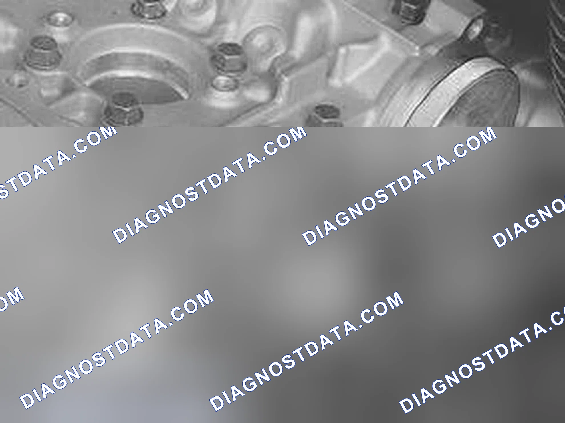 Scheme 19: Installing the rear camshaft seal